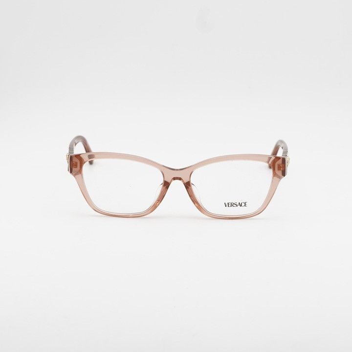 Versace Versace VE3344F 5434 Eyeglasses Brown 54mm Cat Eye Frame Size ONE SIZE - 5 Thumbnail