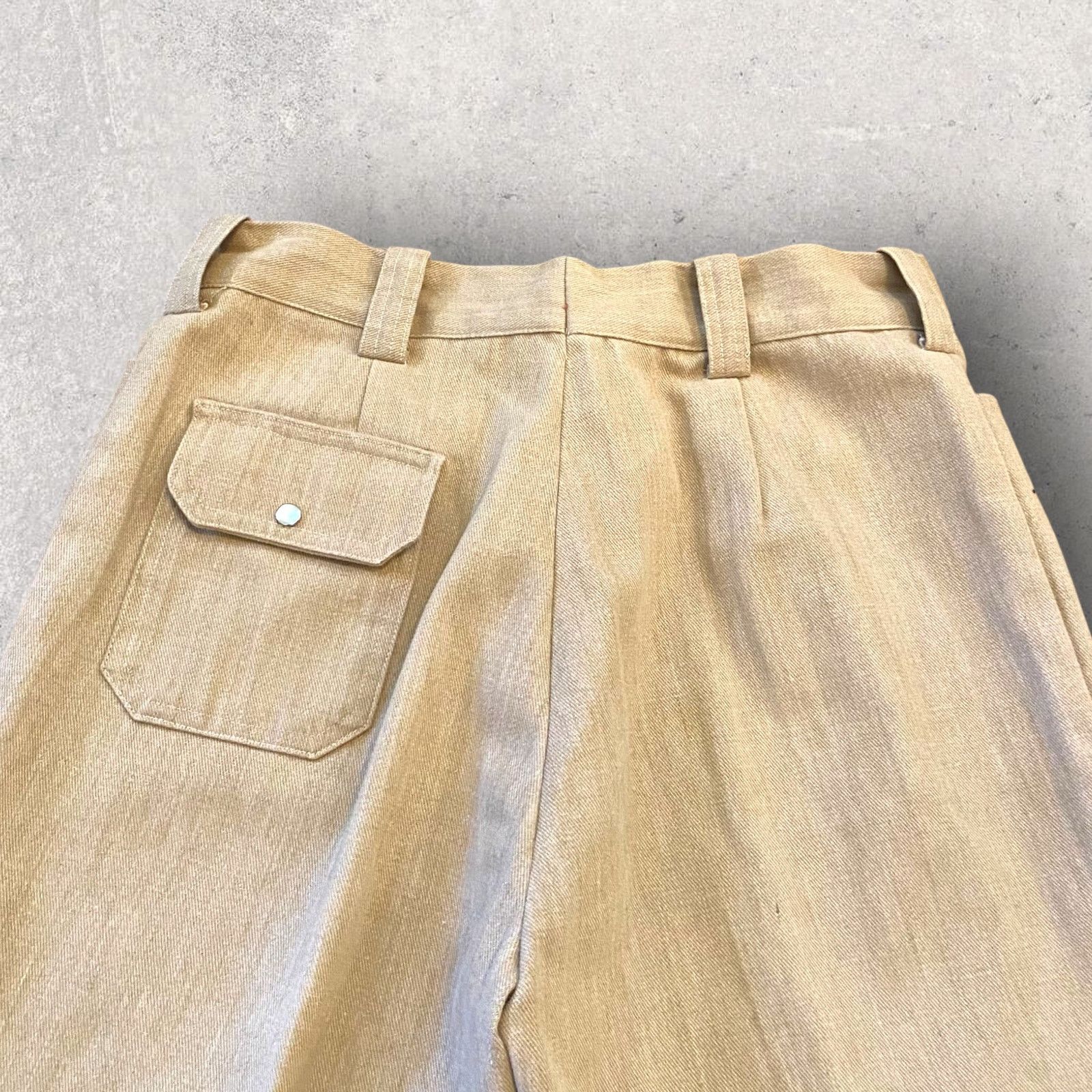 Handmade Vintage 70s Western Disco Pants Bootcut Pearl Snap Size US 32 / EU 48 - 3 Thumbnail