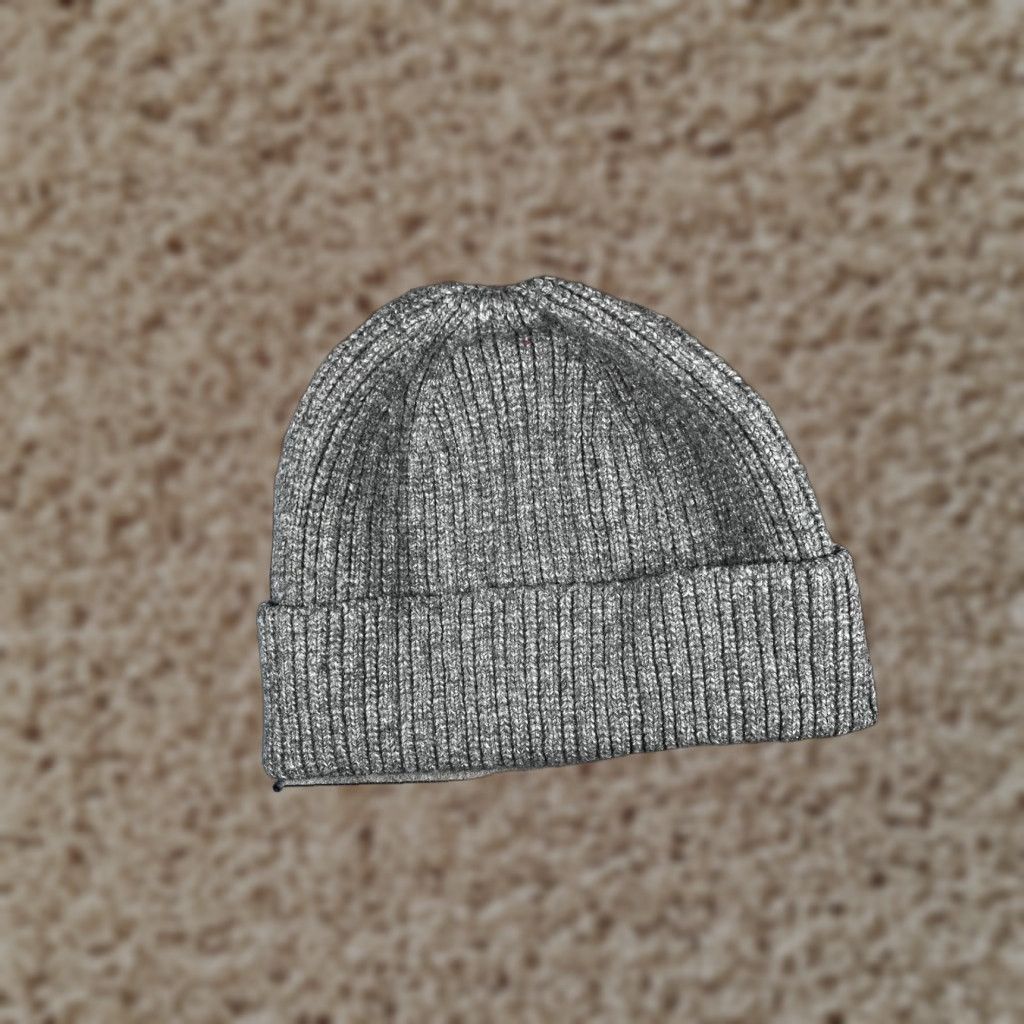 Vintage VINTAGE? No. Universal Thread Hat Beanie Womens One Size Gray Knit Stretch Winter Casual Size ONE SIZE - 1 Thumbnail