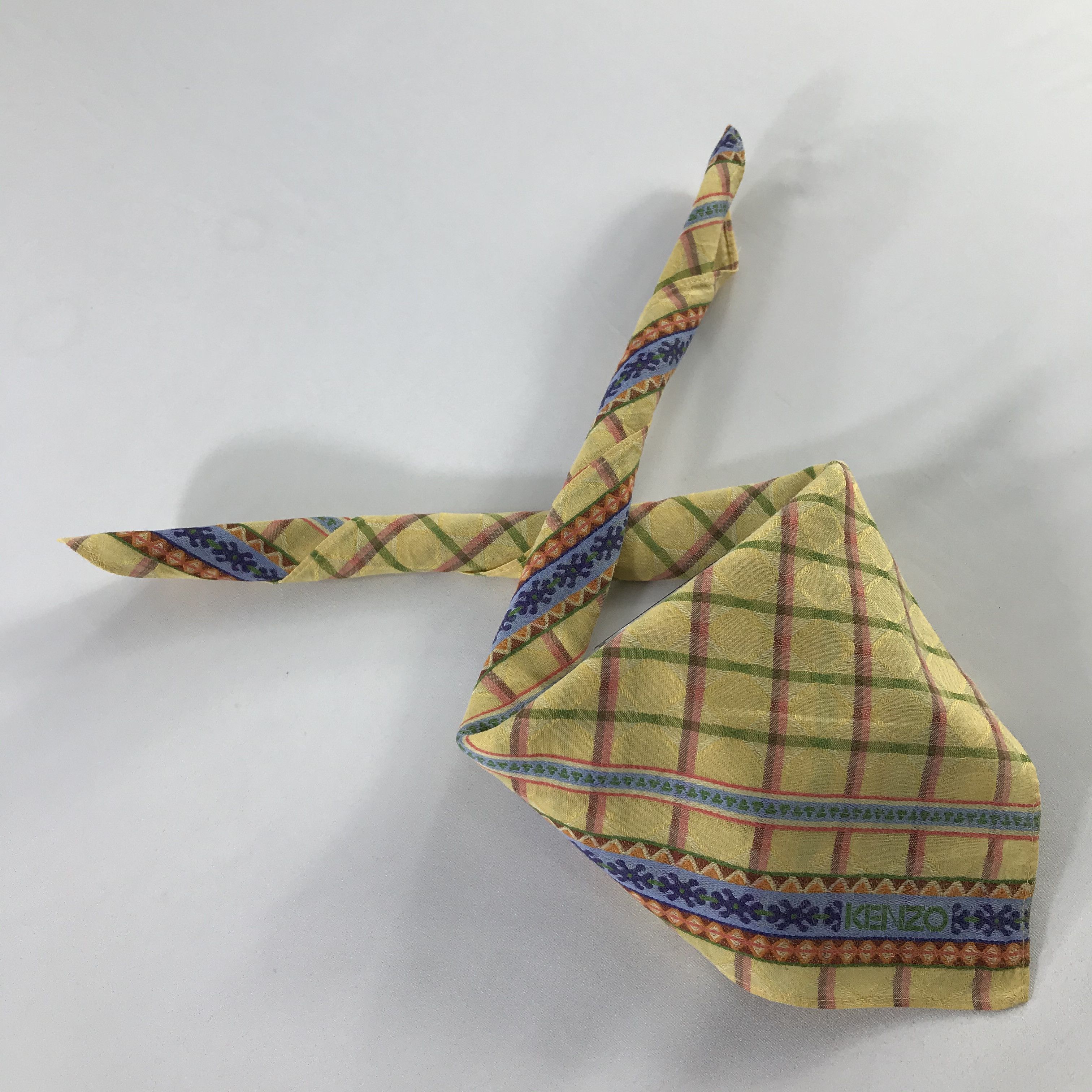 Kenzo × Vintage Kenzo Bandana / Handkerchief / Neckerchief - S467 Size ONE SIZE - 4 Thumbnail