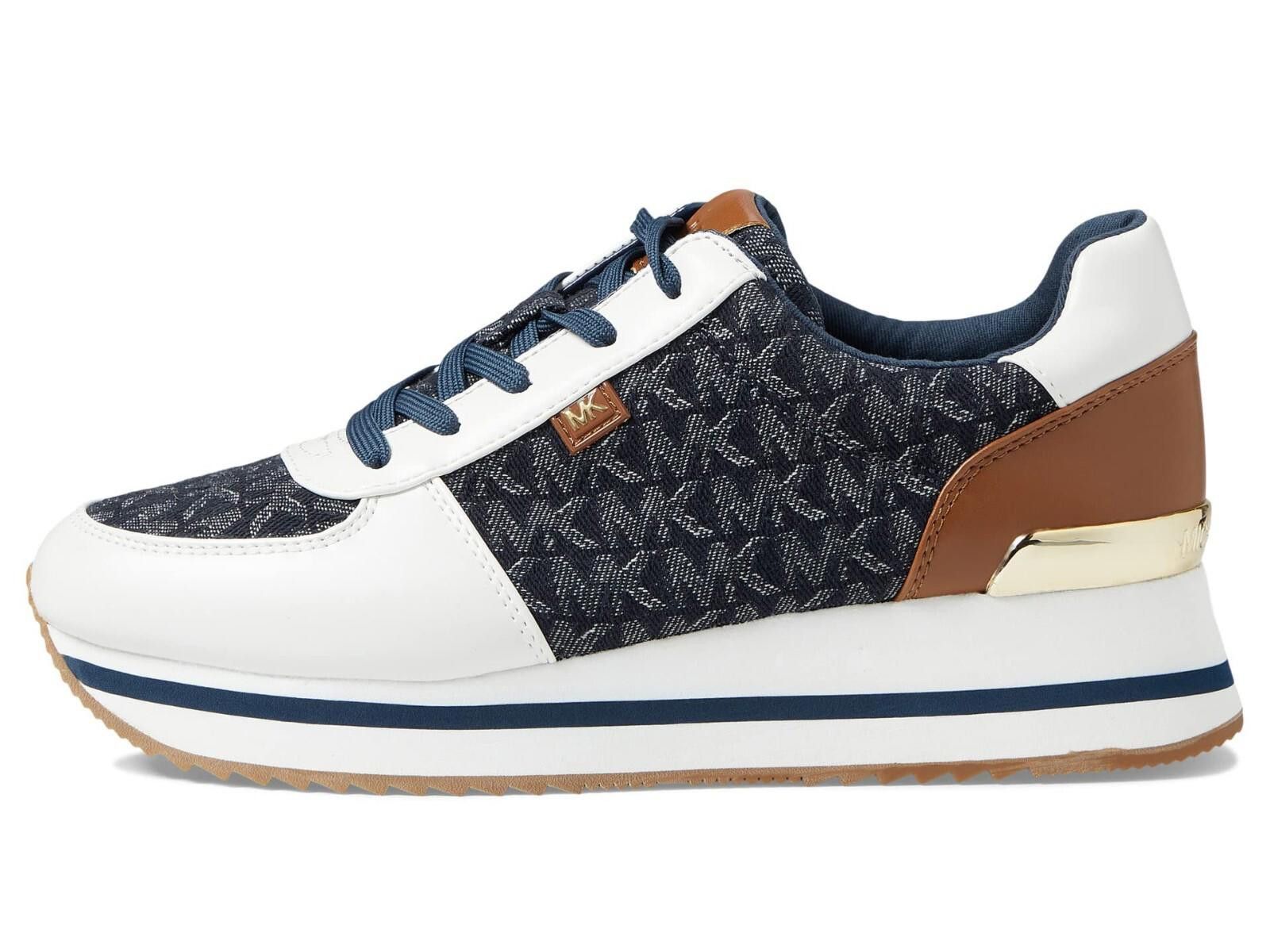 Michael Kors Womens Michael Kors Trainer Monique Trainer Optic 9.5 M NEW Size US 9.5 / IT 39.5 - 1 Thumbnail