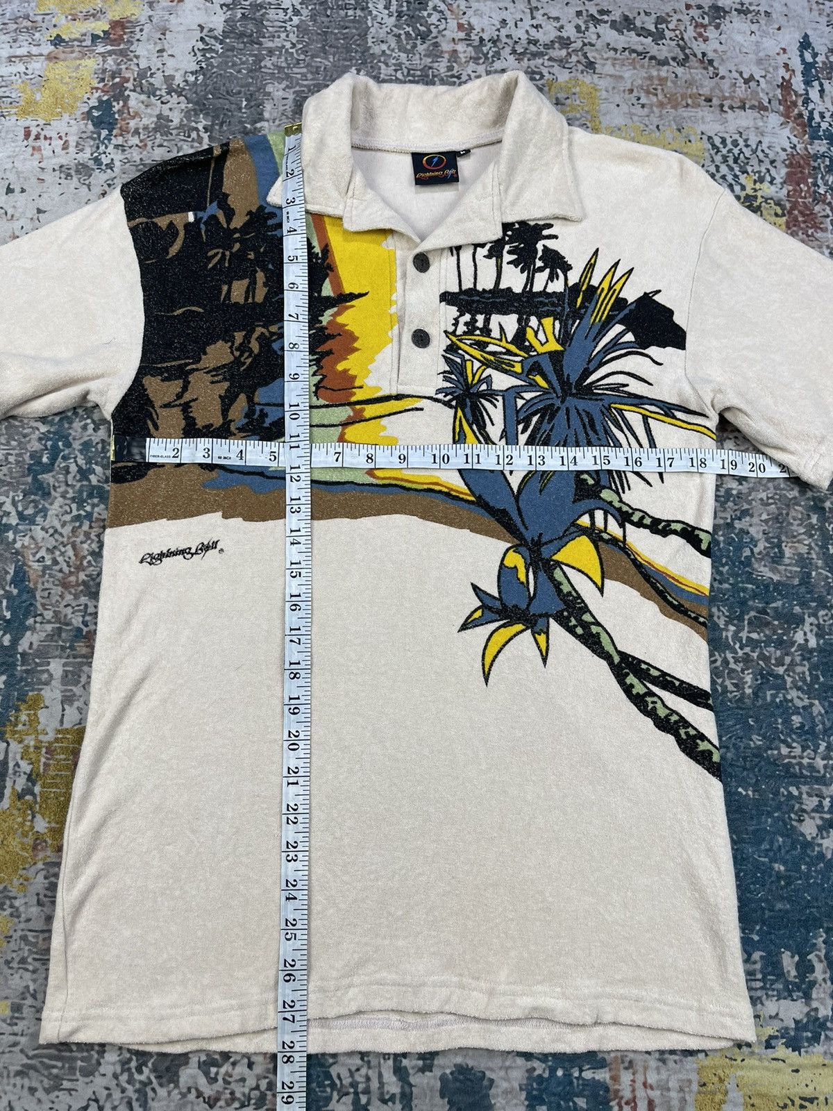 Lightning Bolt Lightning Bolt Polo Hawaiian Shirt Size US S / EU 44-46 / 1 - 9 Thumbnail