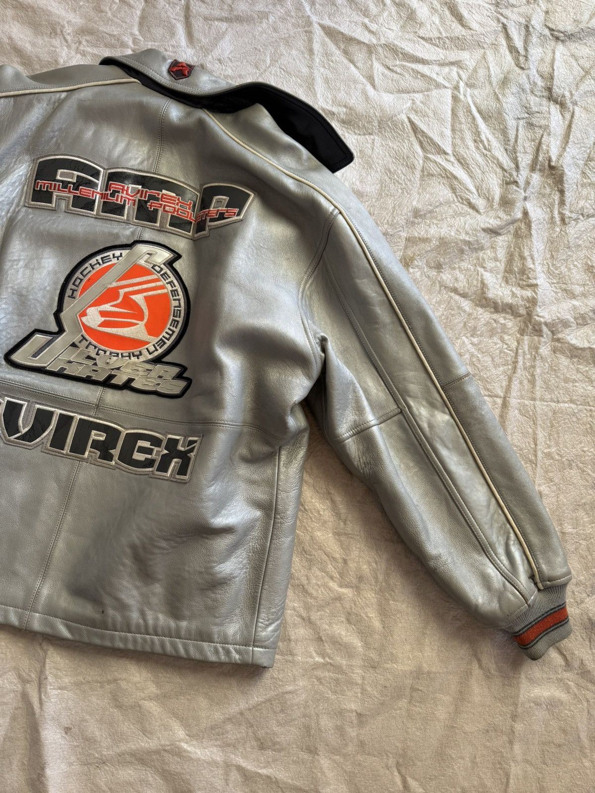 Avirex Avirex leather varsity jacket Size US XL / EU 56 / 4 - 7 Thumbnail