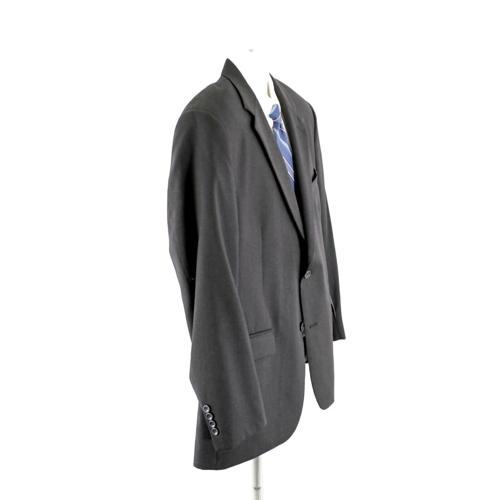 Joseph & Feiss Joseph & Feiss International Wool Gray 2 Button Blazer 44R Size 44R - 8 Thumbnail