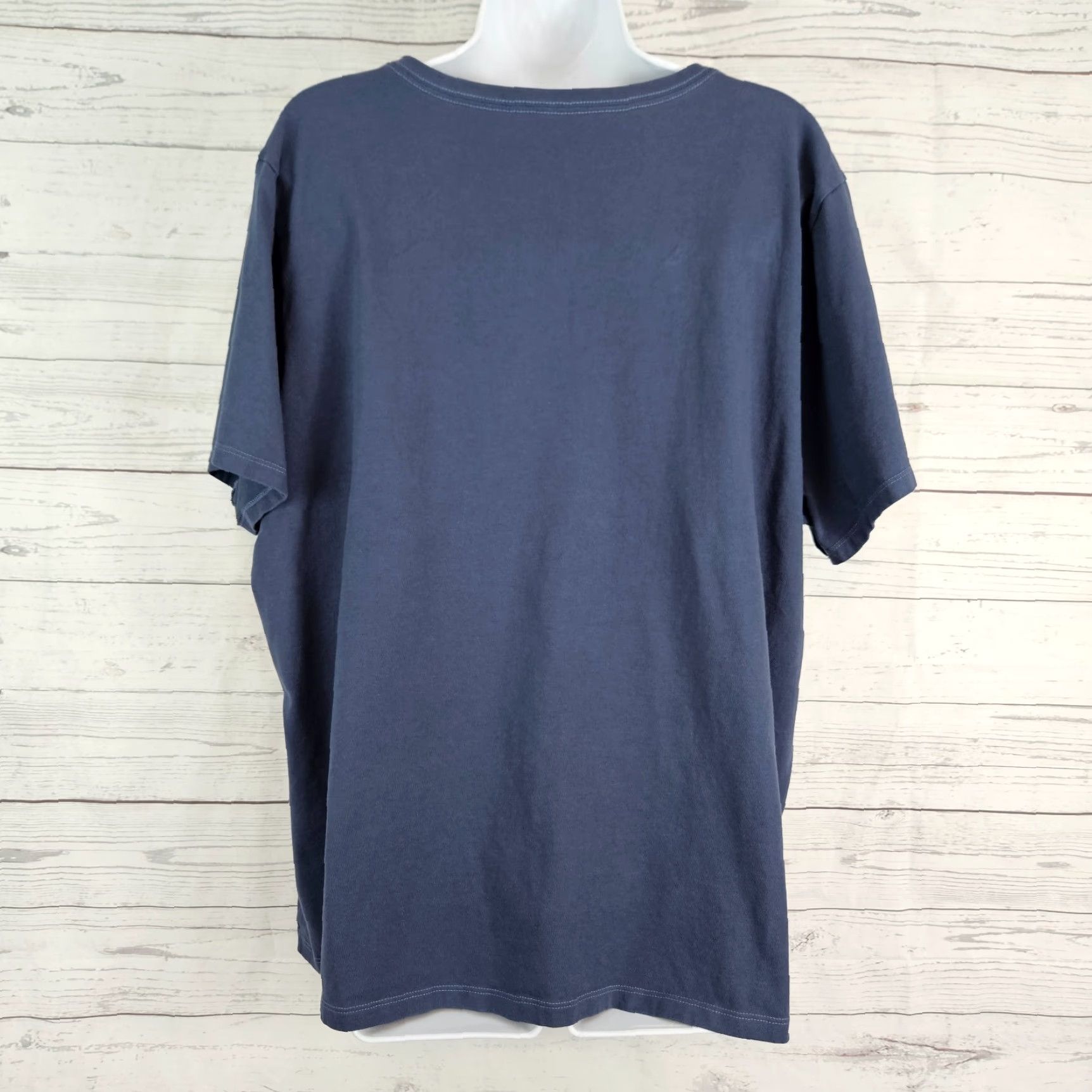 Life is Good Life is Good Womens Crusher Tee Sz 3XL Blue Heart Short Sleeve Cotton Shirt Womens 3XL Blue Heart Casual Vintage? Size 40" / US 18 - 3 Thumbnail
