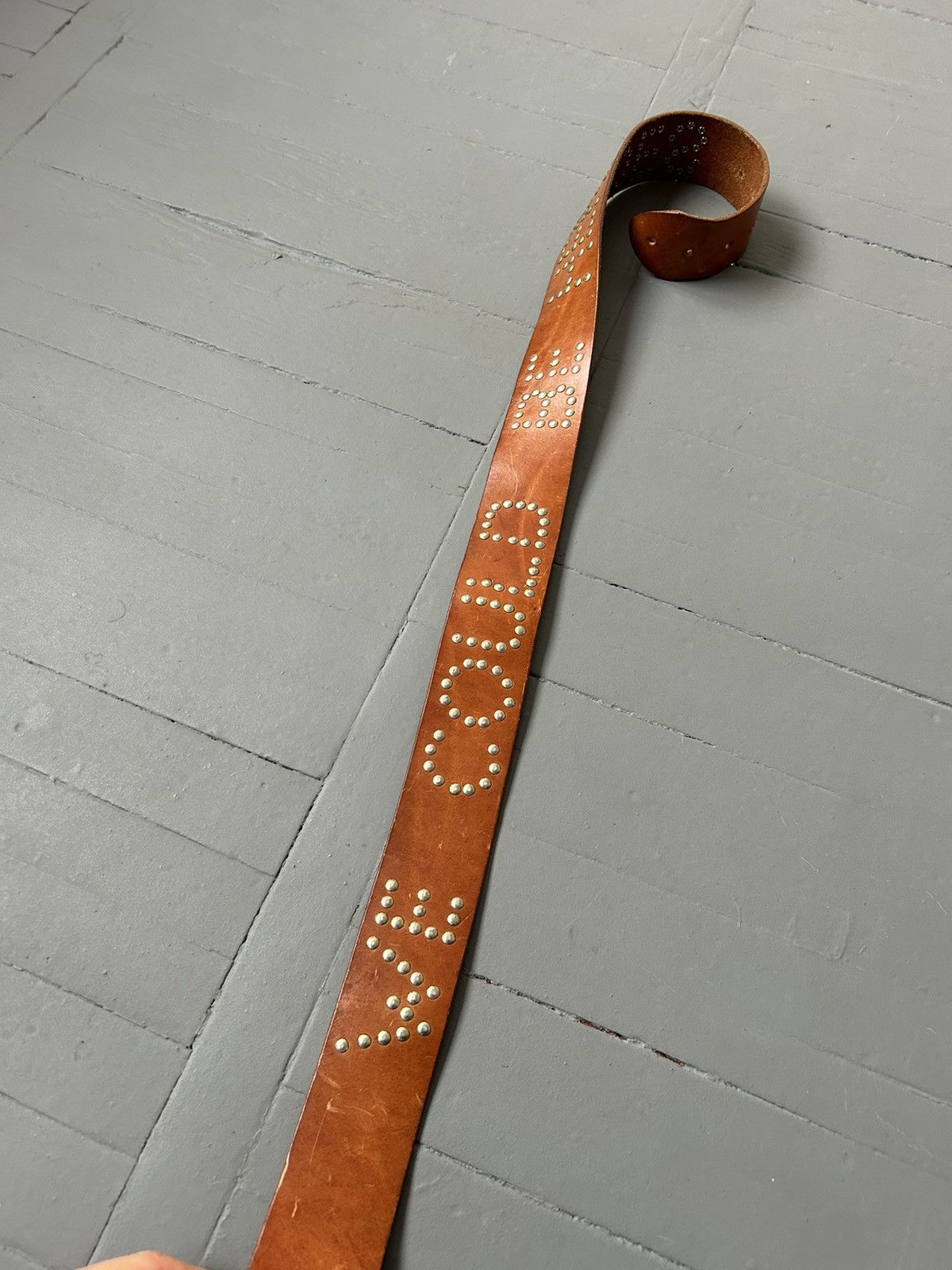 Japanese Brand × Leather Leather belt We could be heroes Size ONE SIZE - 5 Thumbnail