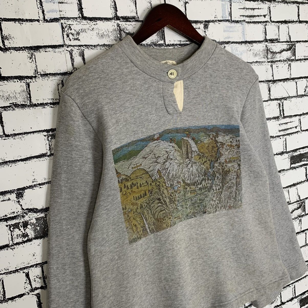 Vintage Vintage Graphic Art Design Hulf Zip Sweatshirt Size S / US 4 / IT 40 - 5 Thumbnail