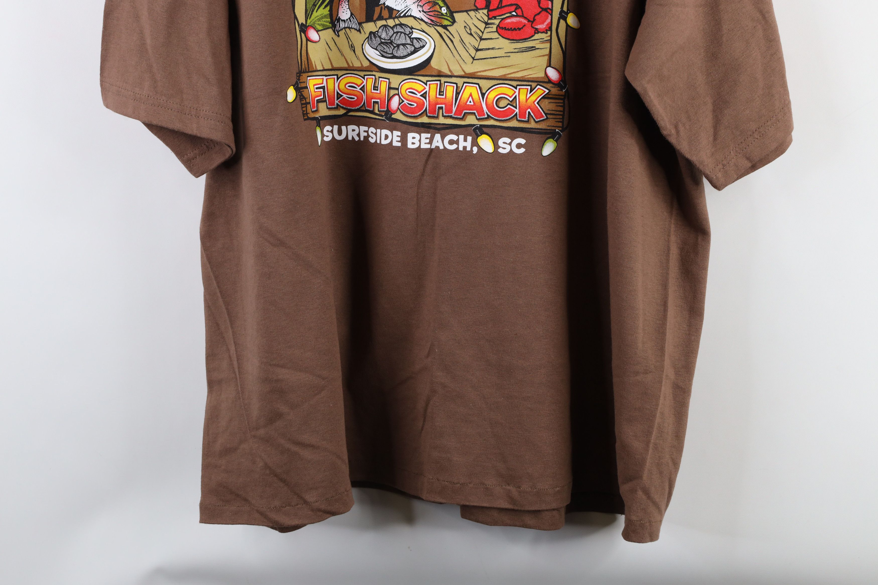 Vintage Vintage Streetwear Bubbas Fish Shack South Carolina T-Shirt Size US XL / EU 56 / 4 - 14 Thumbnail