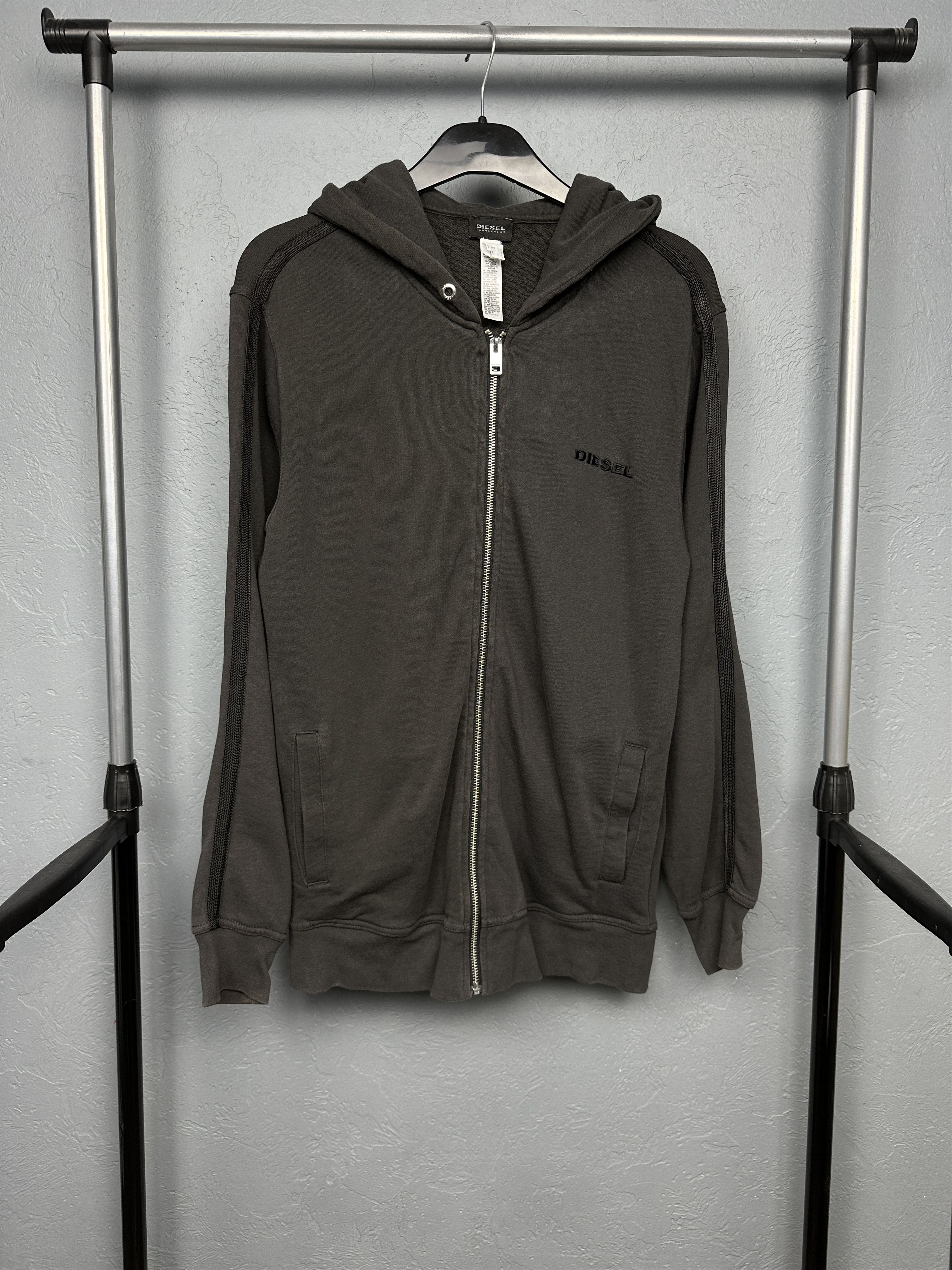 Diesel Diesel Mens Zip Hoodie Size US S / EU 44-46 / 1 - 1 Thumbnail