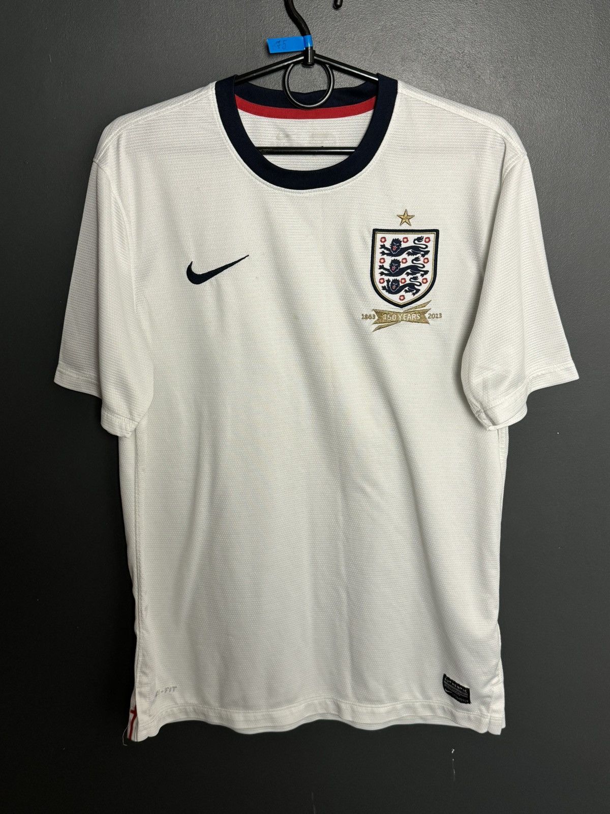 Nike England National Team 13/14 Home Football Soccer Jersey Size US M / EU 48-50 / 2 - 1 Thumbnail