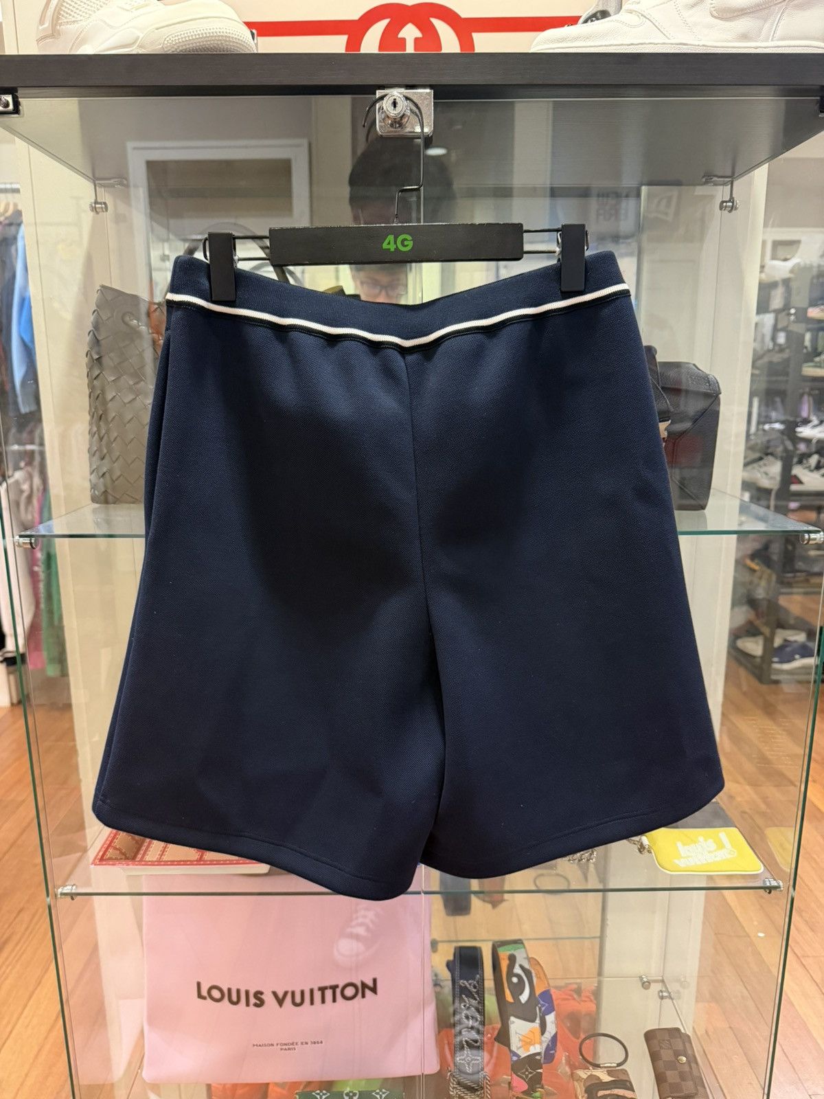 Miu Miu Miu Miu Logo Embroidered Technical Jersey Shorts Size US 32 / EU 48 - 2 Thumbnail