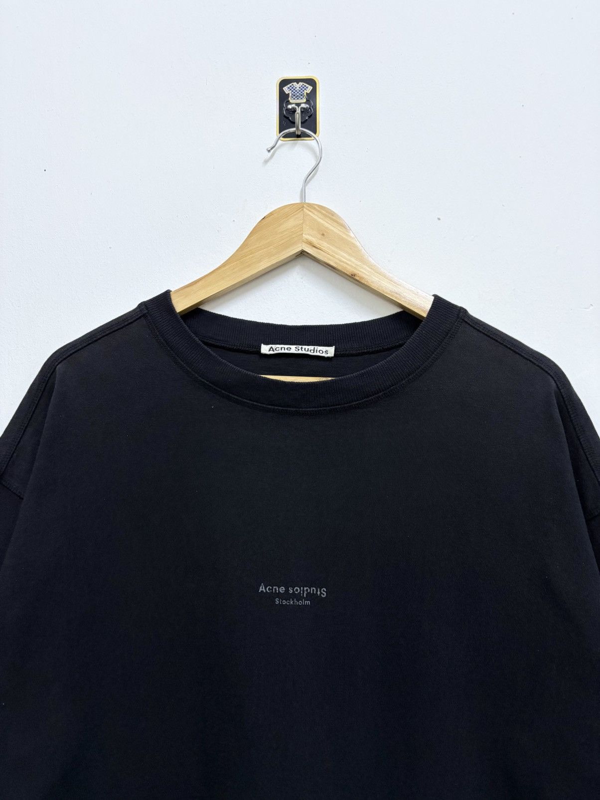 Acne Studios 2000's Acne Studios Stockholm Center Black T-Shirt Size US M / EU 48-50 / 2 - 3 Thumbnail
