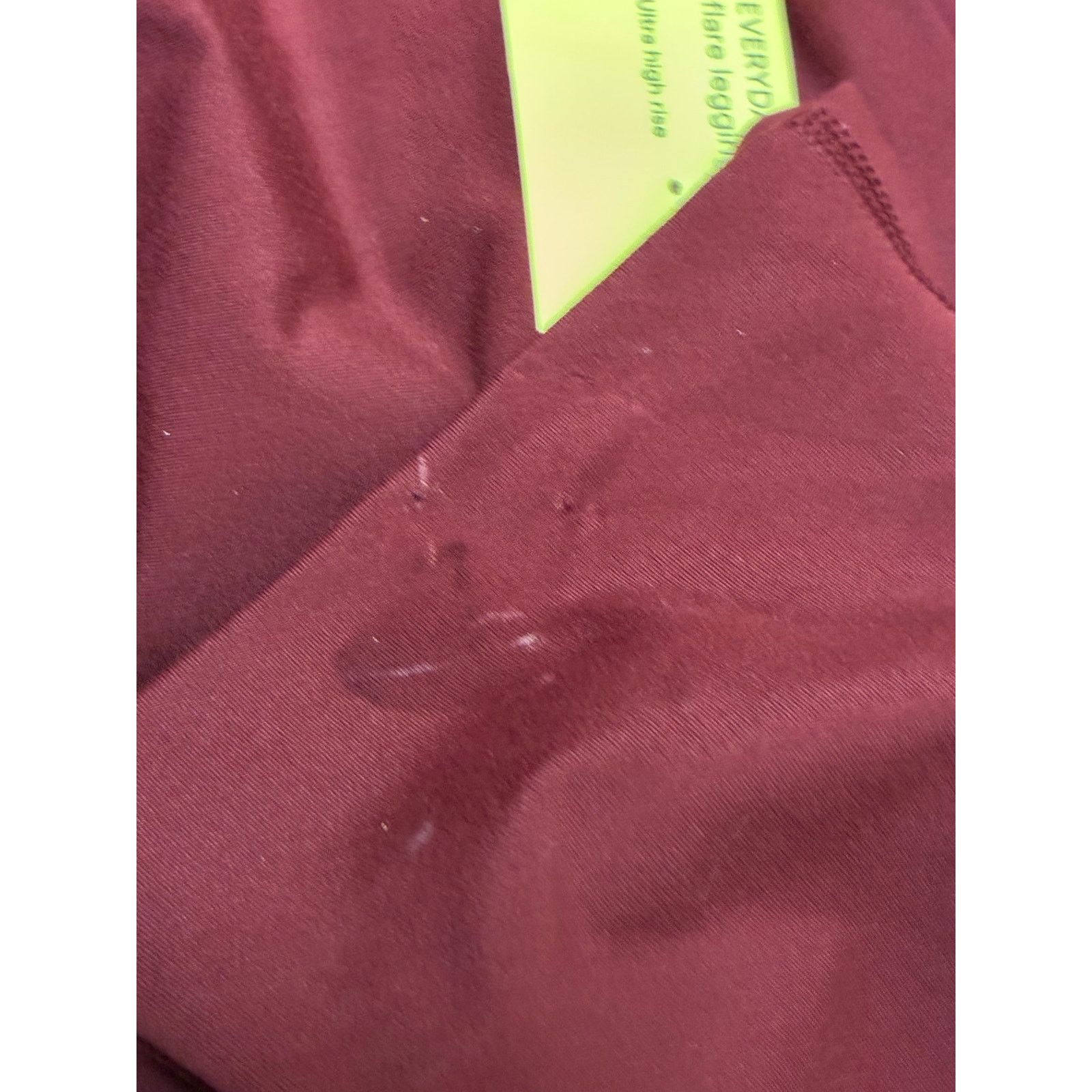 The Unbranded Brand All In Motion Women’s burgundy Flare Legging Size Large Size 34" / US 12 / IT 48 - 5 Thumbnail