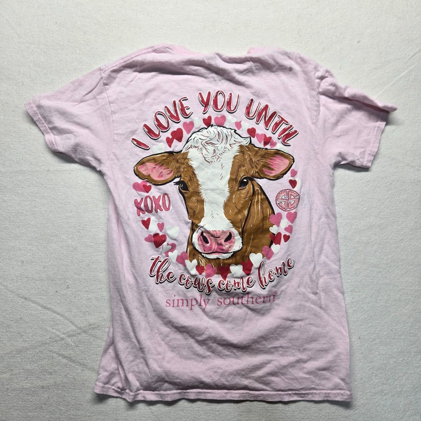 Vintage VINTAGE Southern Spirit Shirt Womens Small Pink I Love You Until Cows Home Adult Women Small Pink Shirt 90s Concert Theme Mens Women Girls Size S / US 4 / IT 40 - 7 Thumbnail