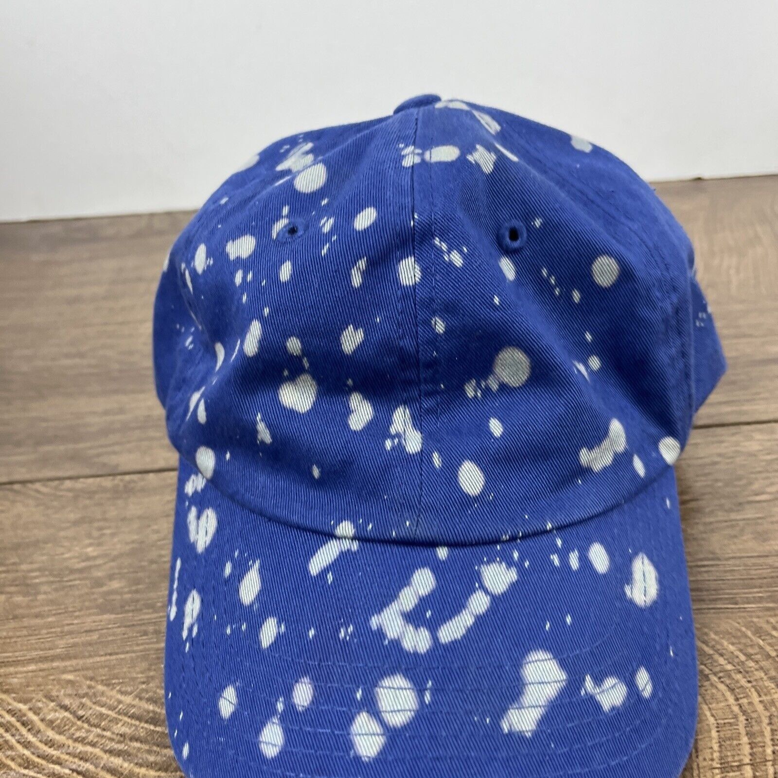 Other Bleached Blue Hat Adjustable Adult Size Hat Blue Cap Size ONE SIZE - 7 Thumbnail