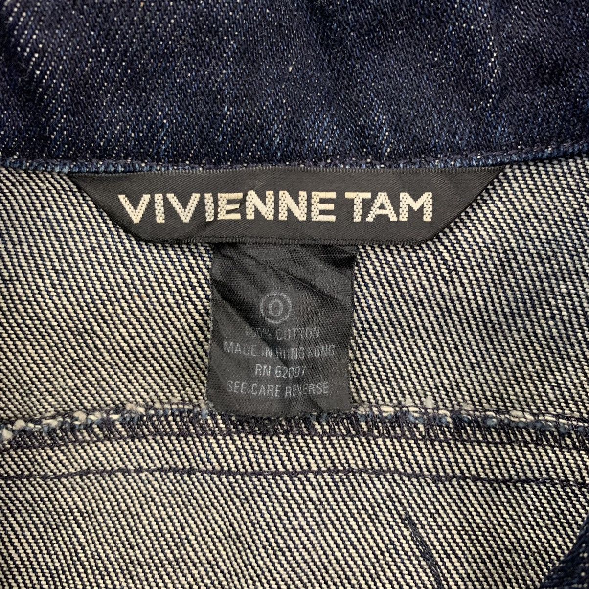 Japanese Brand × Vivienne Tam Vintage Viviene tam phoenix patches bikers denim jacket Size XS / US 0-2 / IT 36-38 - 11 Thumbnail