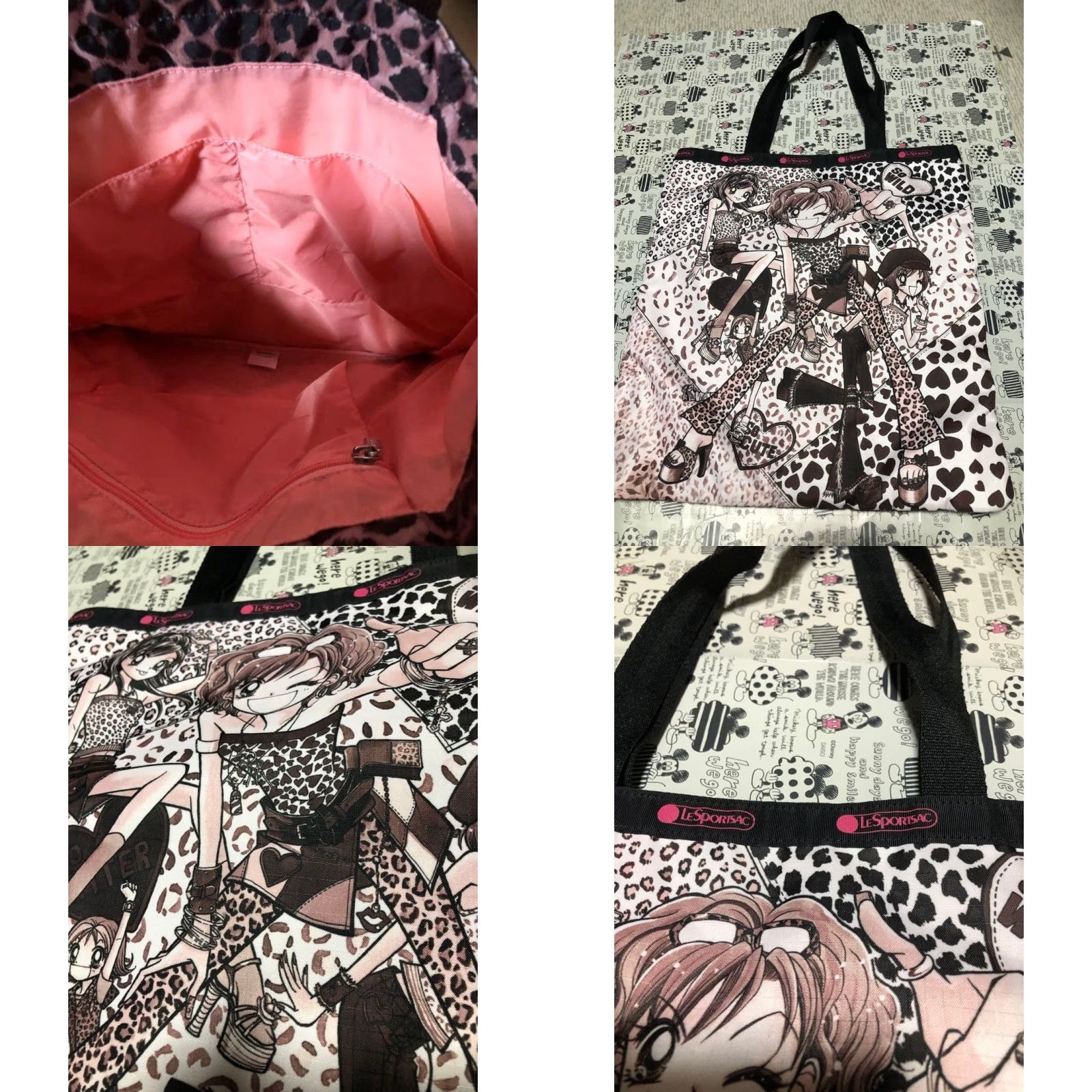 LeSportsac LeSportsac x Ribbon 70th Anniversary GALS! Emerald Tote Tote Women Large Emerald GALS! 70th Anniversary Emerald Tote Womens Size ONE SIZE - 8 Thumbnail