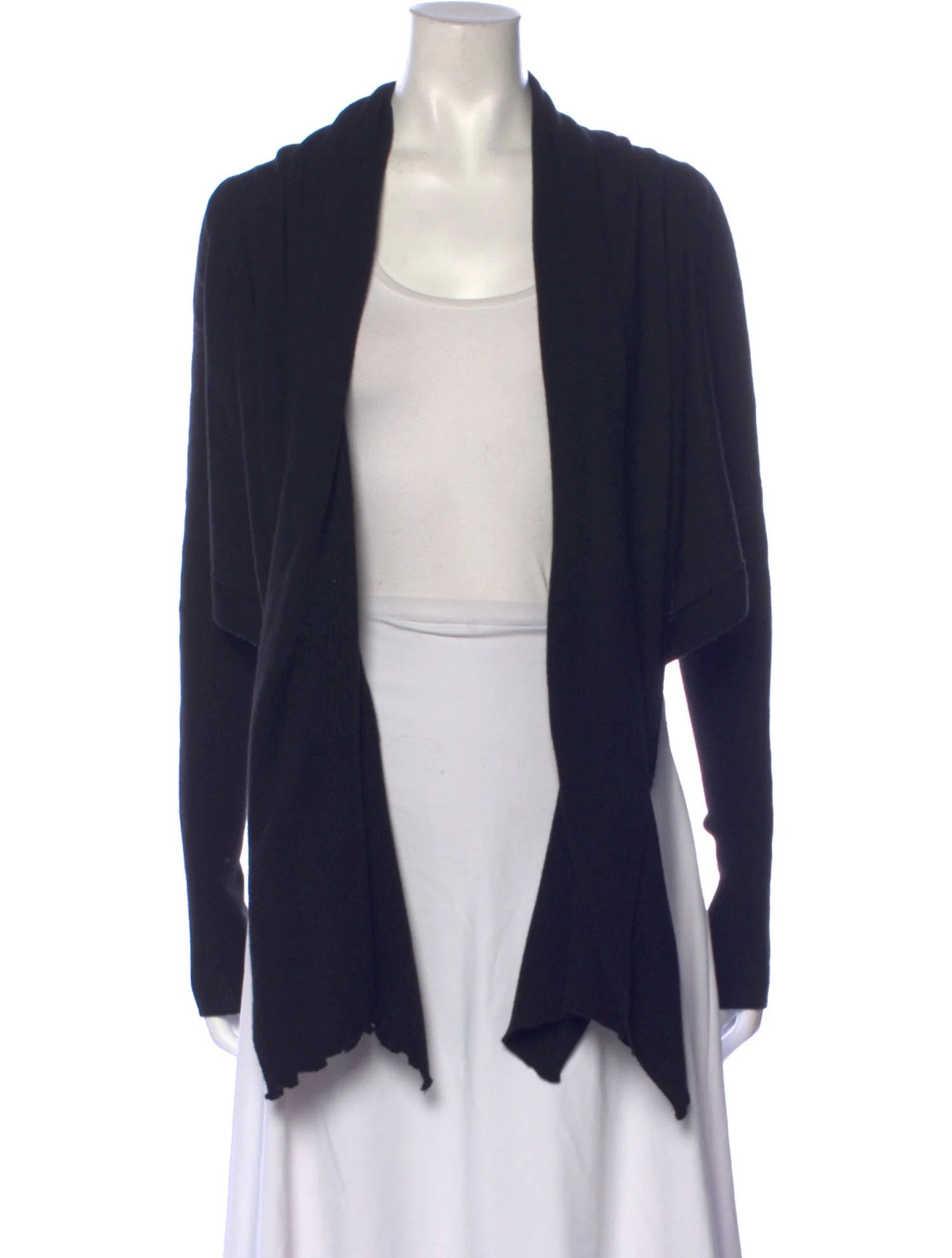 Rick Owens × Rick Owens Drkshdw Rick Owens Open Front Long Sleeve Cardigan Black Size US XS / EU 42 / 0 - 1 Thumbnail