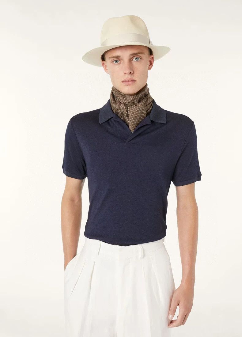 Loro Piana LORO PIANA cashmere silk Polo shirt Size US S / EU 44-46 / 1 - 8 Thumbnail