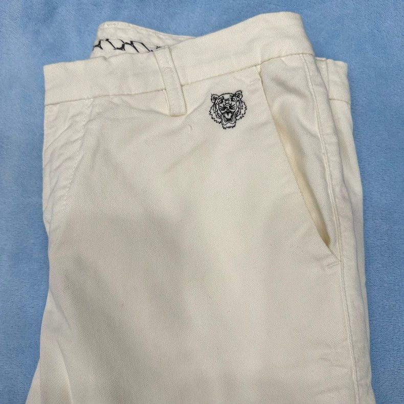 Kenzo KENZO Beige Shorts, Embroidered Tiger Head Size US 30 / EU 46 - 9 Thumbnail