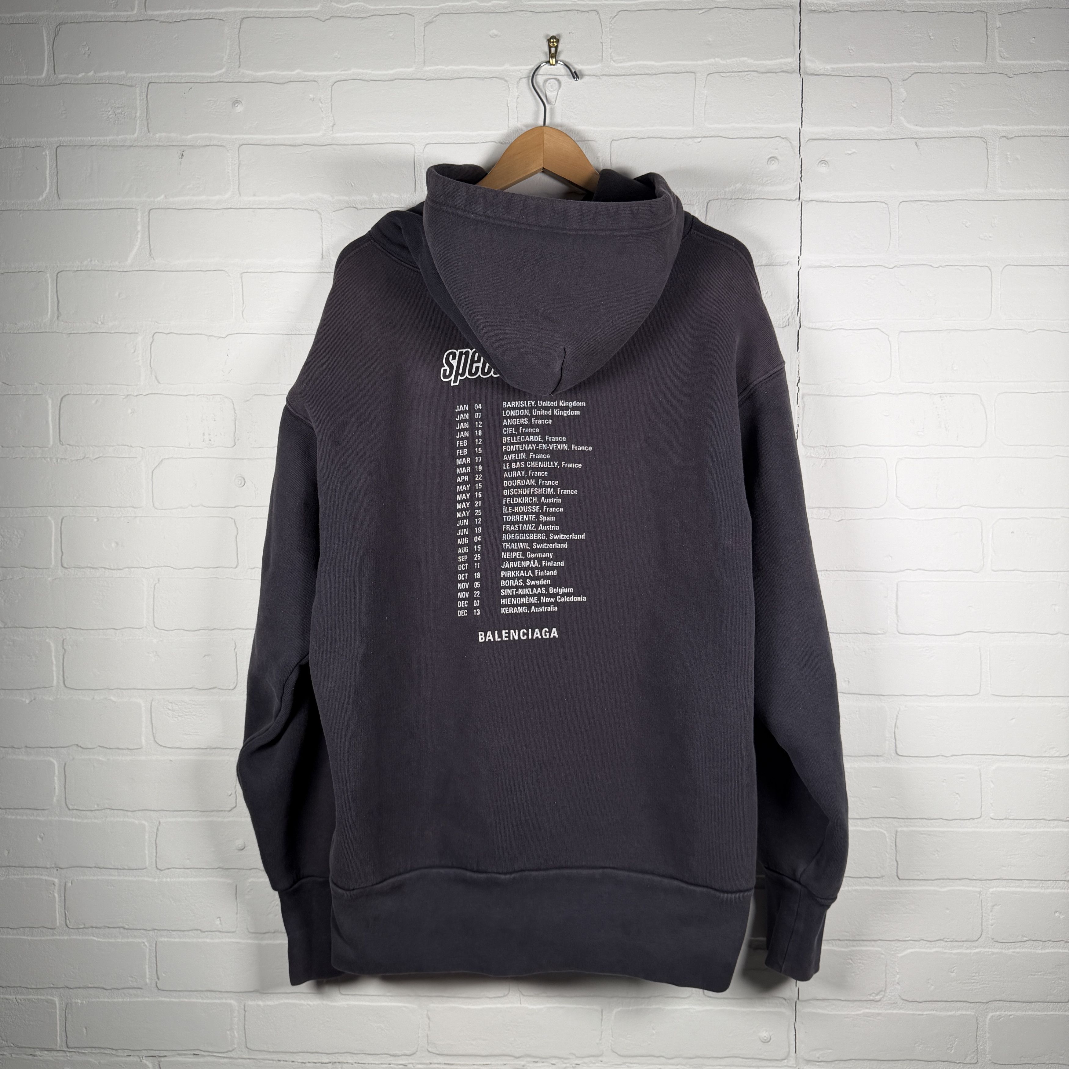 Balenciaga Balenciaga Speedhunters Hoodie Size US L / EU 52-54 / 3 - 4 Thumbnail