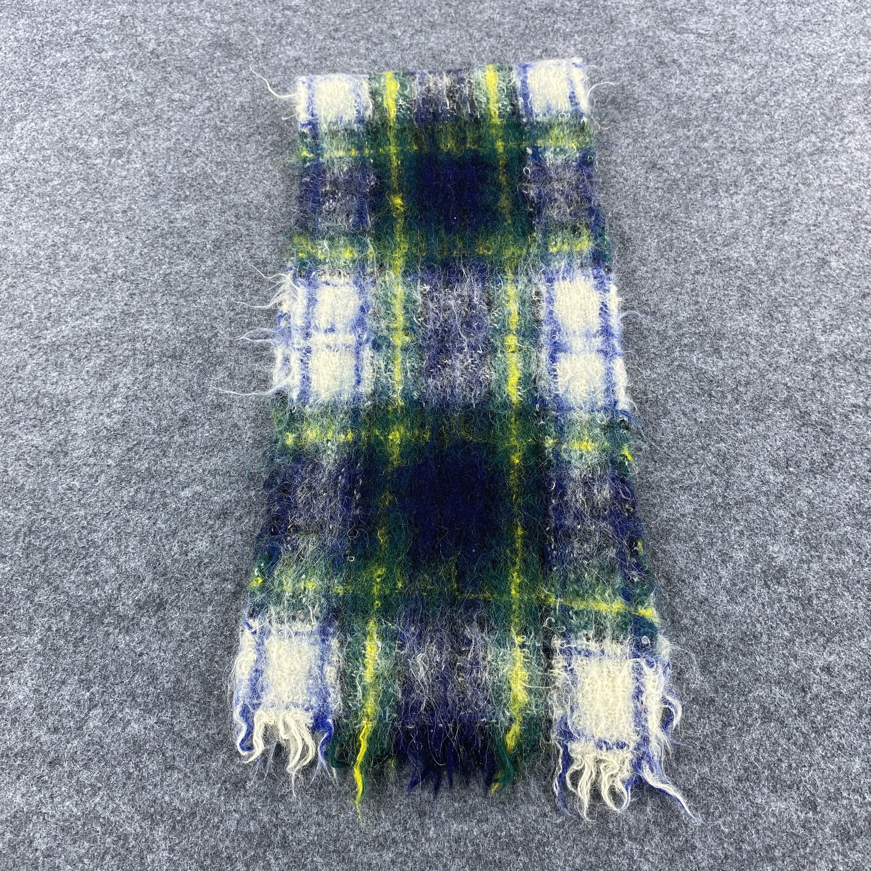 Vintage MOHAIR Scarf # Muffler # Neckwear # D464 Size ONE SIZE - 2 Thumbnail