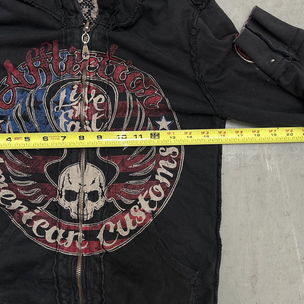 Affliction Affliction “Live Fast / American Customs” Reversible Size S / US 4 / IT 40 - 5 Thumbnail