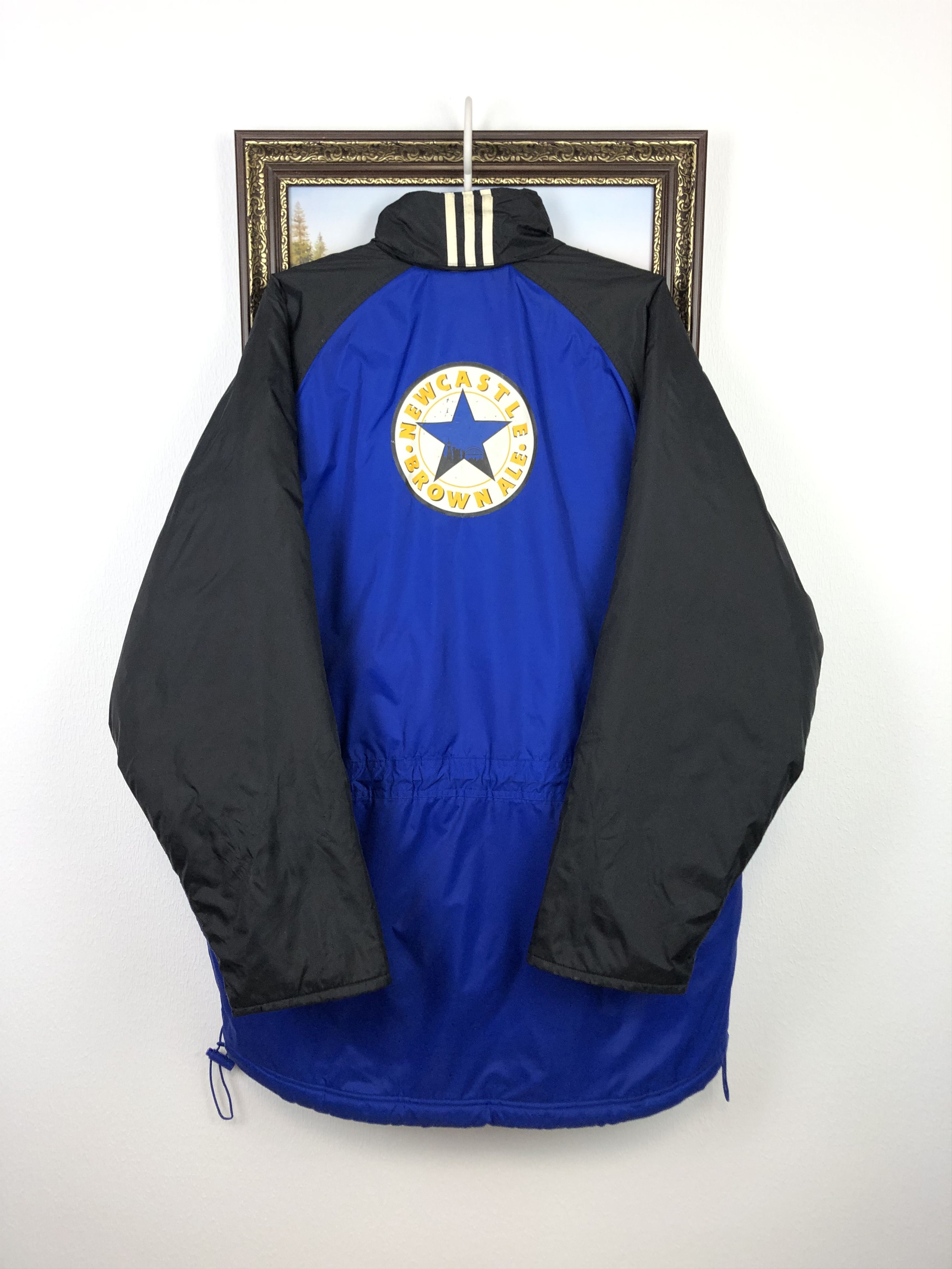 Adidas Vintage Adidas Newcastle United Football Jacket Bomber Size US XL / EU 56 / 4 - 9 Thumbnail