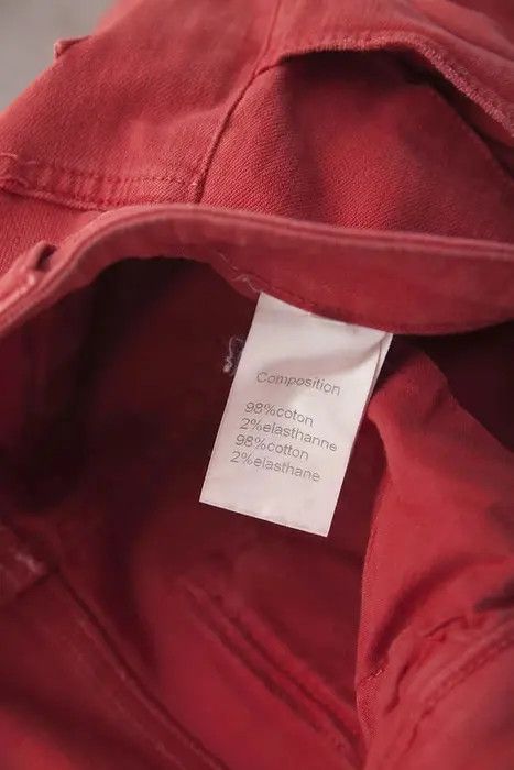 Balmain SS11 red biker jeans Size 28" / US 6 / IT 42 - 5 Thumbnail