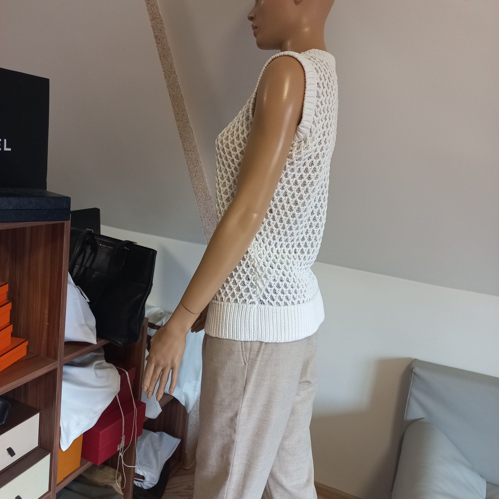 Maison Margiela MM6 Margiela Loose Knit Sweater Vest Size S / US 4 / IT 40 - 3 Thumbnail