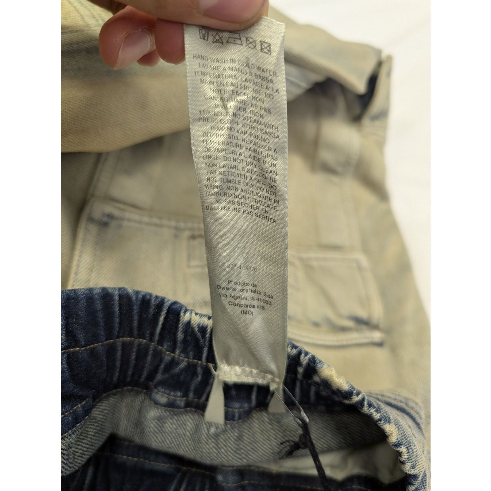 Rick Owens Drkshdw o1rshd1 Double Cargo Jumbo Belas Trouser Sky/Orange Degrade Size US 32 / EU 48 - 18 Thumbnail