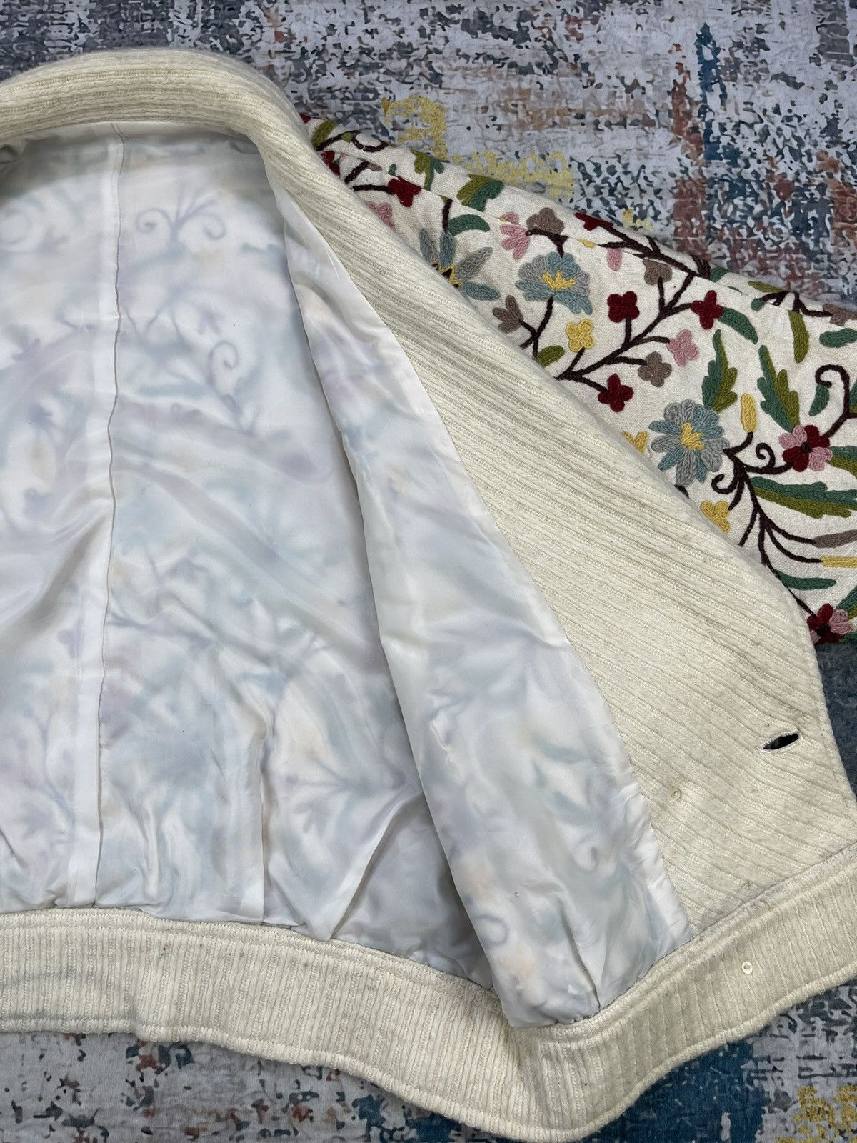 Japanese Brand Vintage Romina Embroidery Floral Tapestry Jackets Size M / US 6-8 / IT 42-44 - 9 Thumbnail