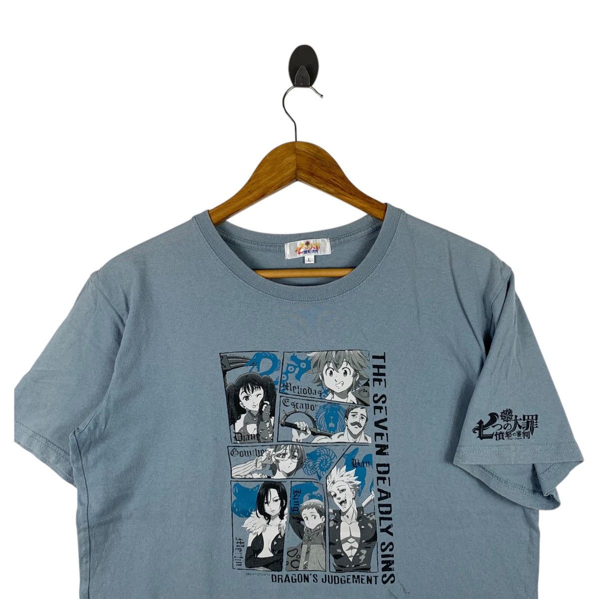 Japanese Brand × Vintage The Seven Deadly Sins Japanese Action Anime MangaBig T-Shirt Size US L / EU 52-54 / 3 - 3 Thumbnail