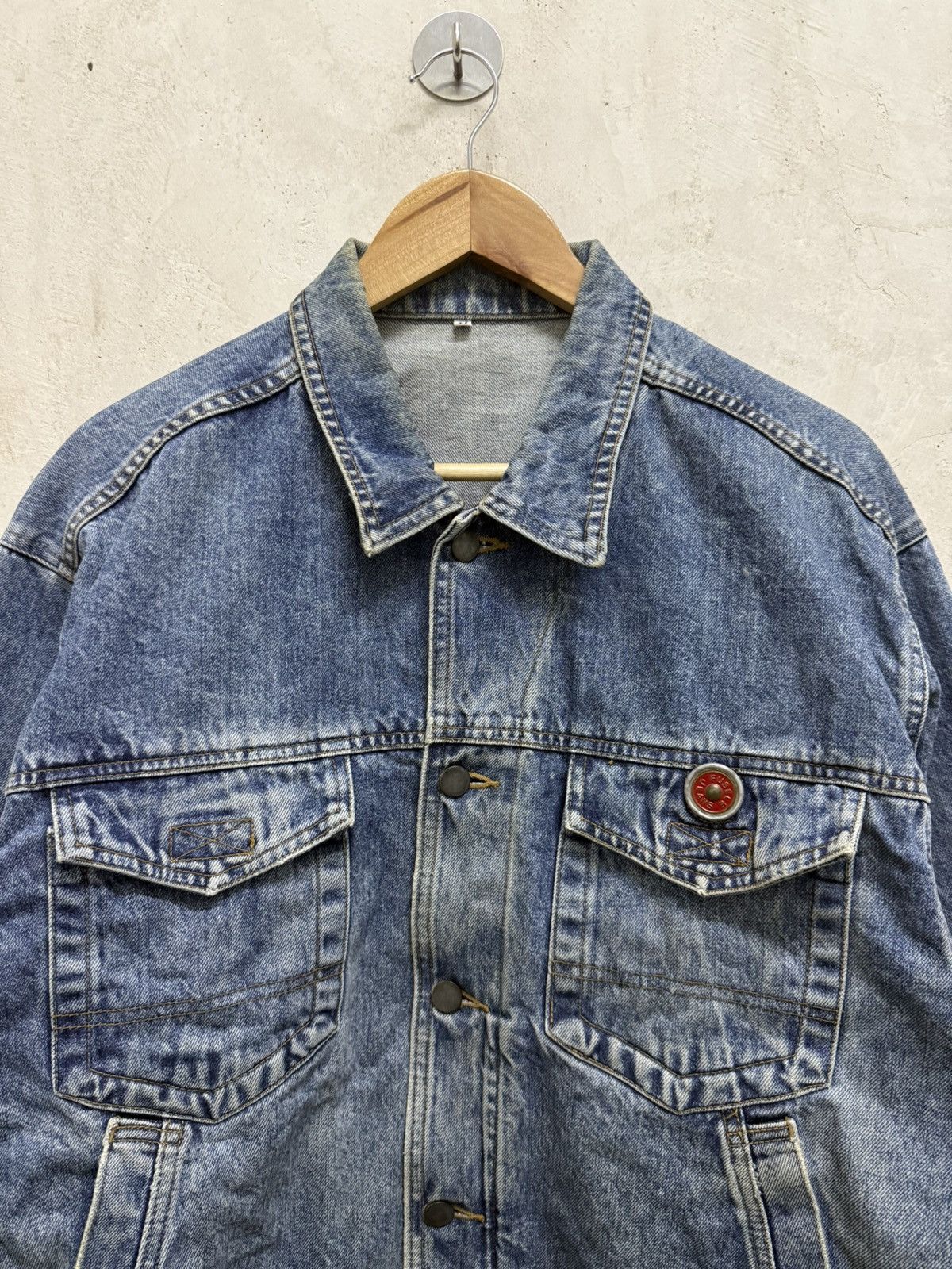 Vintage Vintage Fusele Jeans Blue Denim Jean Trucker Jacket Size US M / EU 48-50 / 2 - 2 Thumbnail