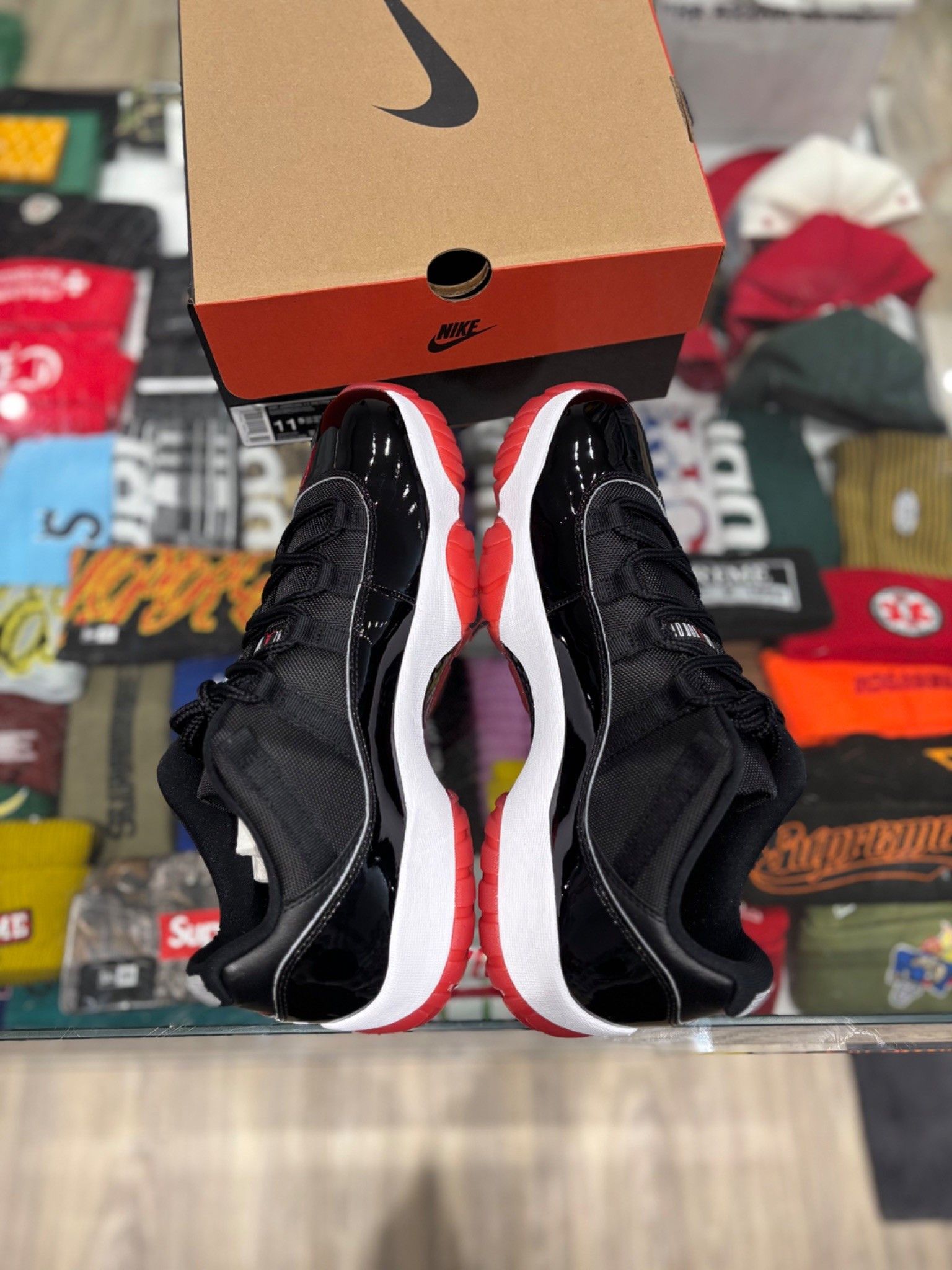 Jordan Brand Jordan 11 Low Bred (2025) Size US 11.5 / EU 44-45 - 5 Thumbnail