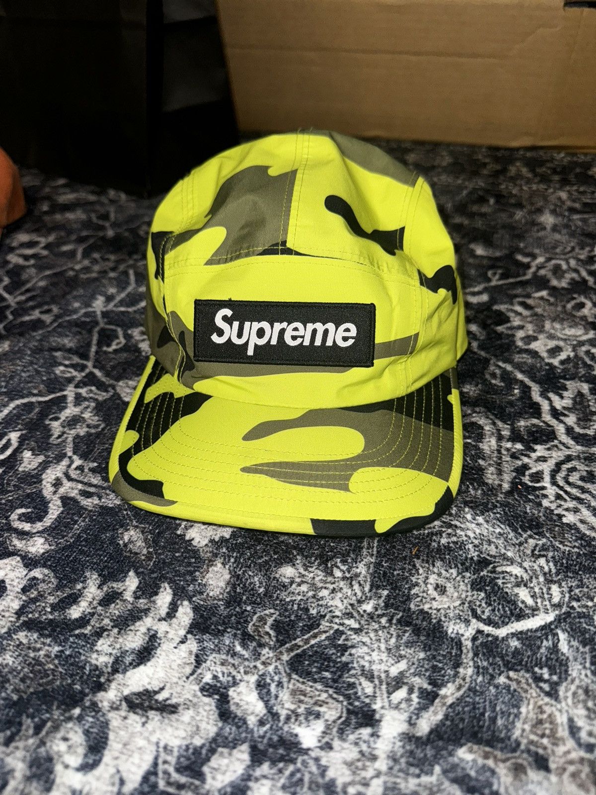 Supreme GORE-TEX Camp Cap 'Fluorescent Camo'