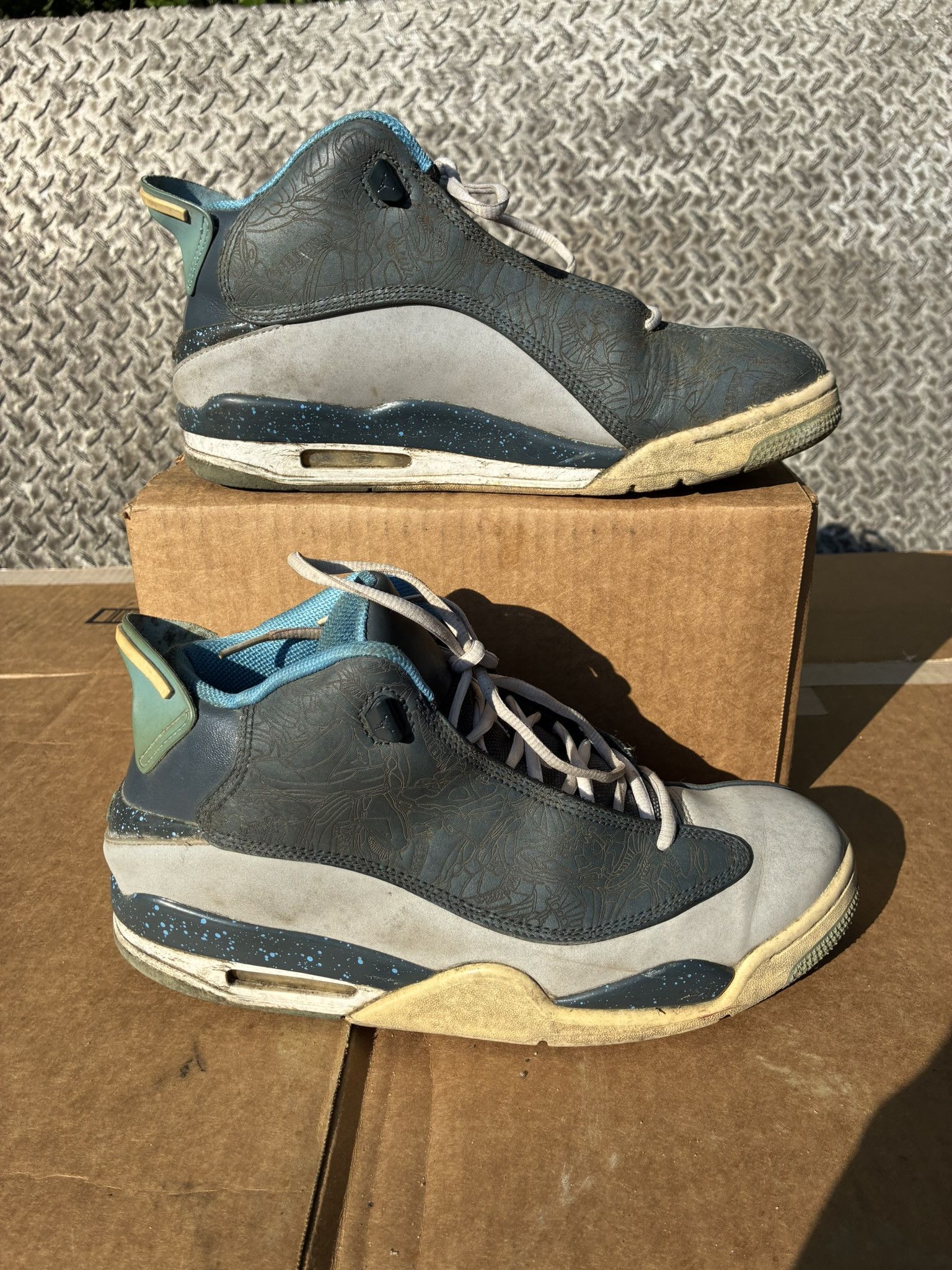 Nike Nike Air Jordan Dub Zero 311046-007 University Blue Size US 10.5 / EU 43-44 - 1 Thumbnail