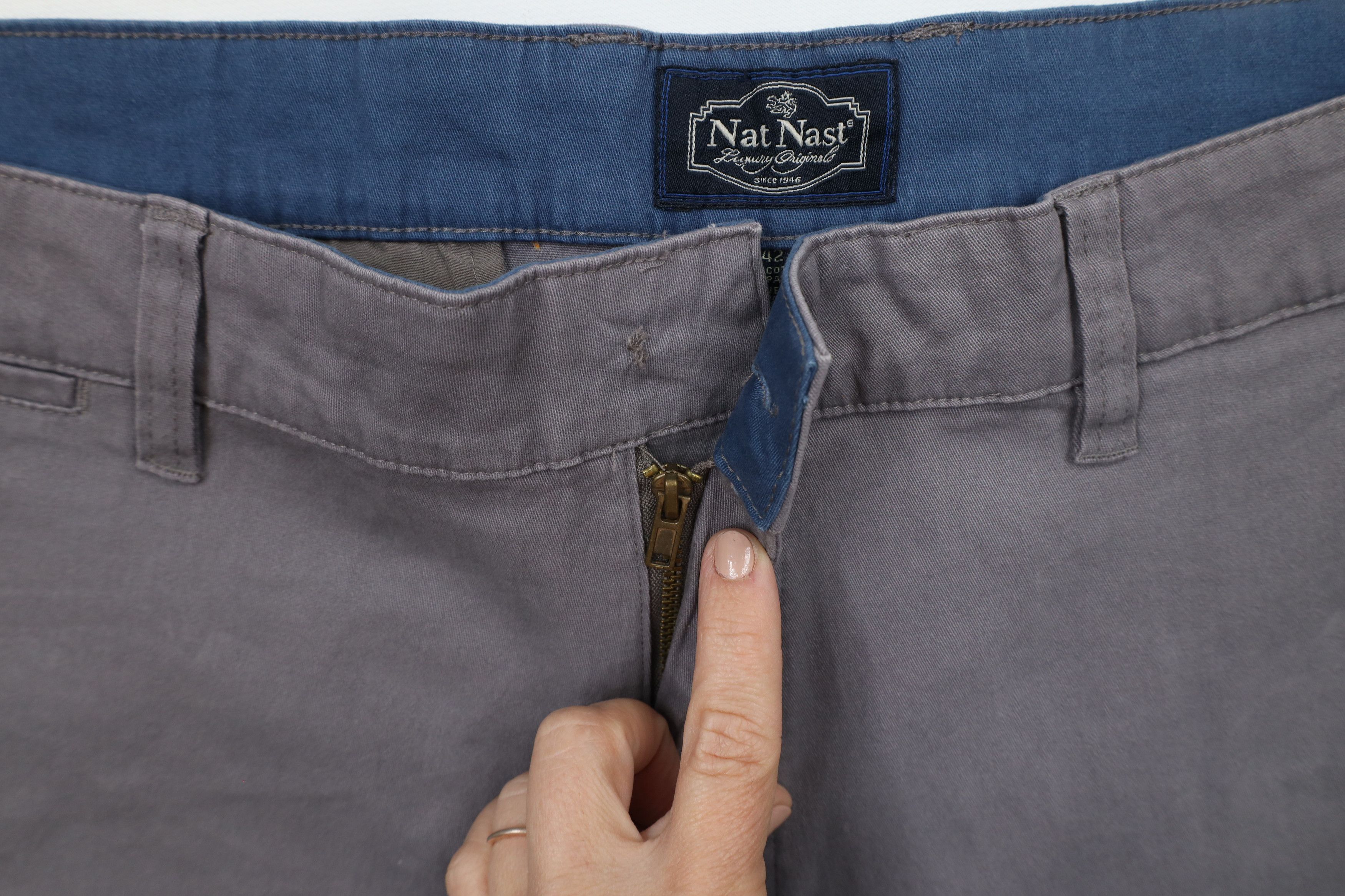 Nat Nast × Vintage Nat Nast Luxury Originals Flat Front Chino Shorts AS IS Size US 42 / EU 58 - 5 Thumbnail