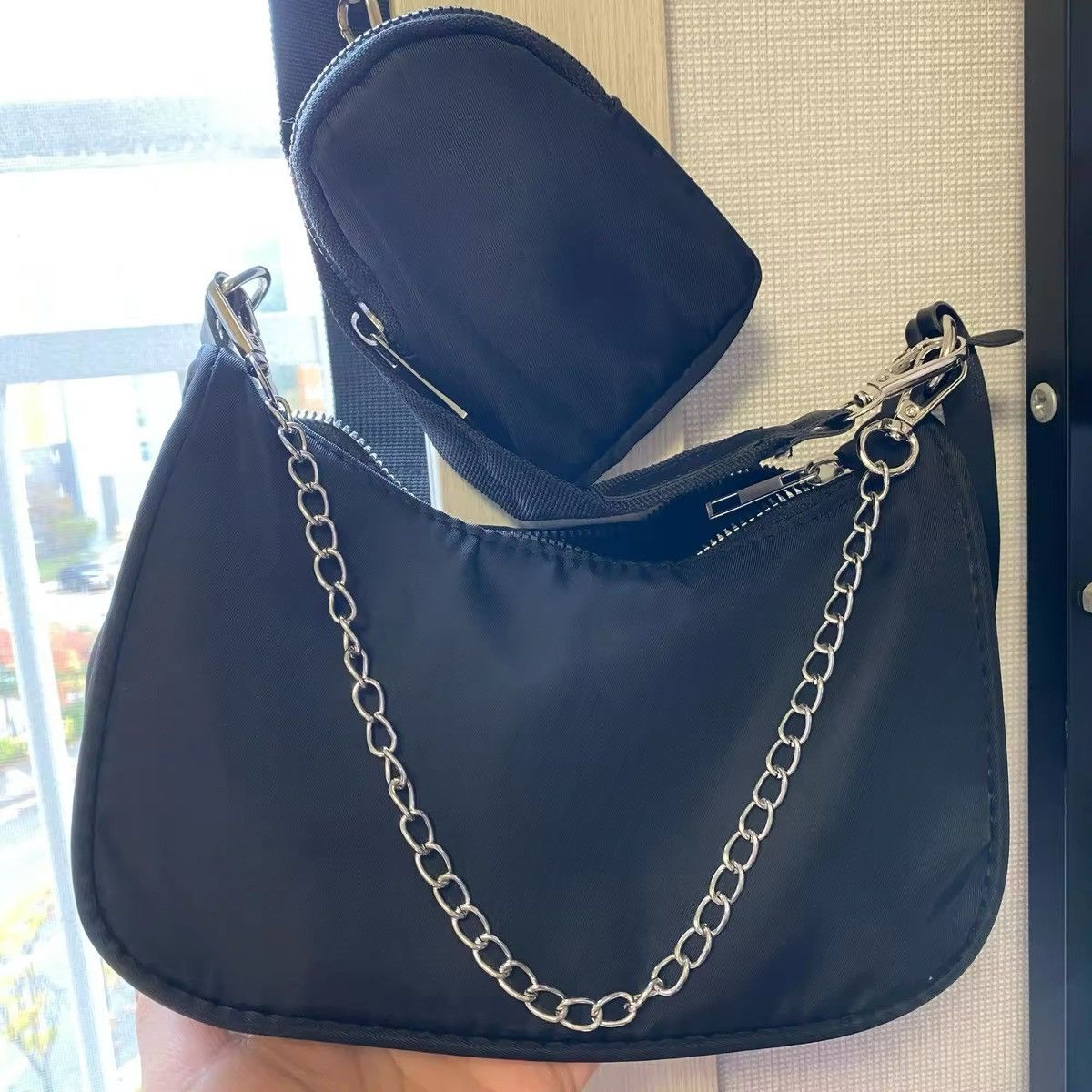 Japanese Brand × Vintage Casual Nylon Shoulder Hobo Bags Size ONE SIZE - 11 Thumbnail