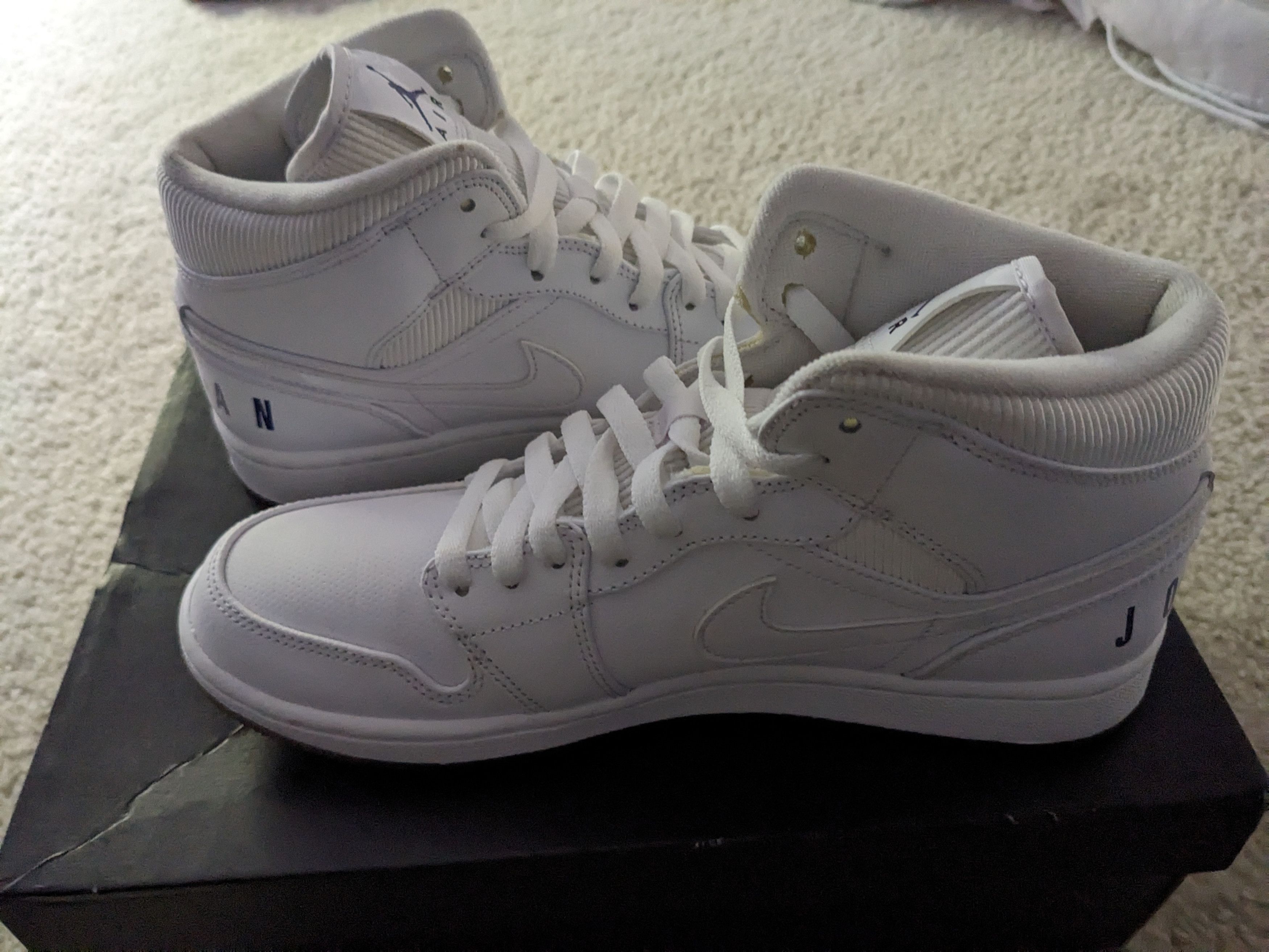 Jordan Brand Jordan 1 White Concord Size US 8 / EU 41 - 4 Thumbnail