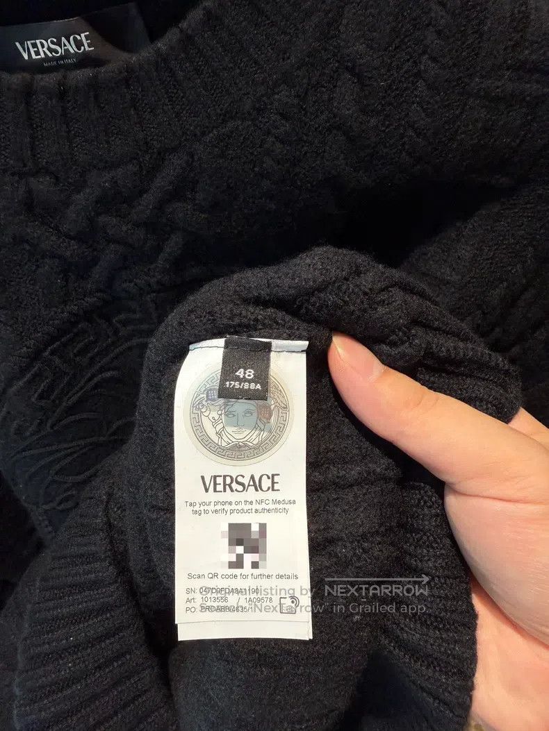Versace Versace Classic Medusa wool sweater knit Size US M / EU 48-50 / 2 - 3 Thumbnail