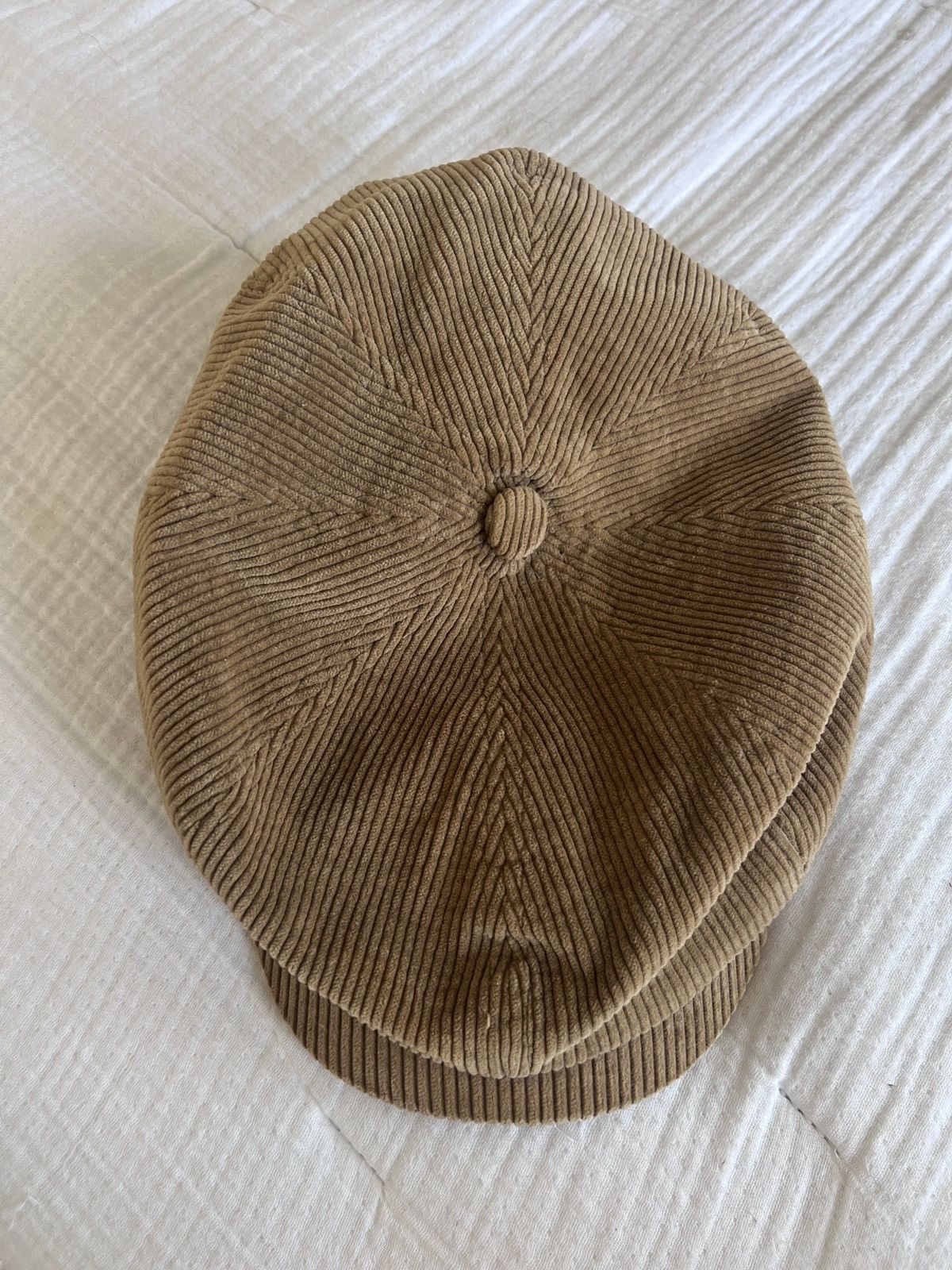 Stetson Stetson Corduroy Newsboy Cap Camel Brown Size 59/L Size ONE SIZE - 1 Thumbnail