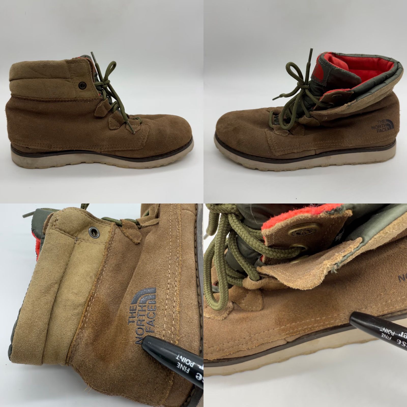 The North Face The North Face Womens Lace Up Suede Ankle Boots Hiking Brown Size 6.5 Shoes Womens Brown Suede Lace Up Hiking Boots 6.5 Size US 7 / IT 37 - 8 Thumbnail