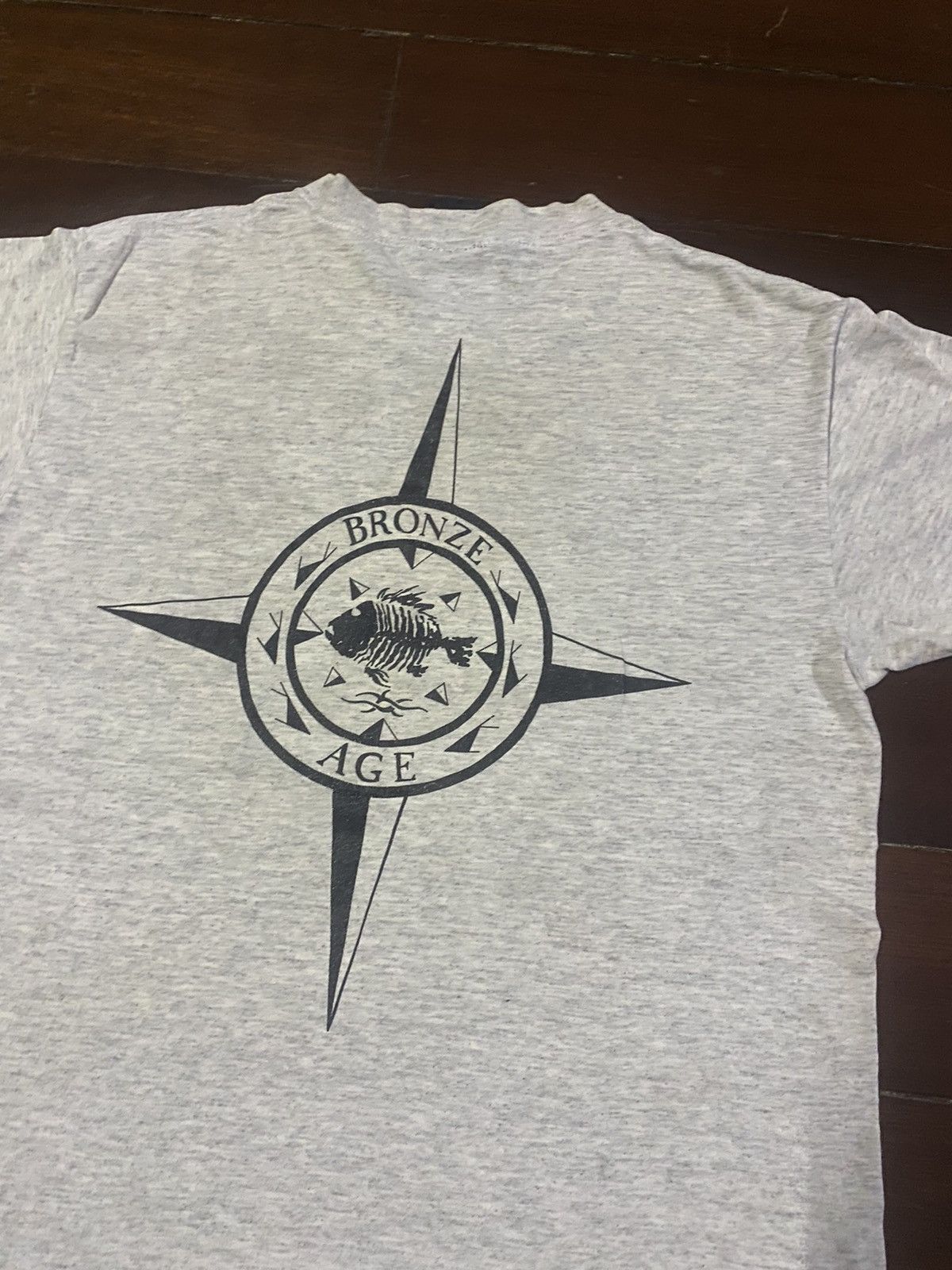 Hook-Ups × Powell Peralta × Vintage Vintage 90s Bronze Age Single Stitch Sun Faded Tee Size US L / EU 52-54 / 3 - 2 Thumbnail