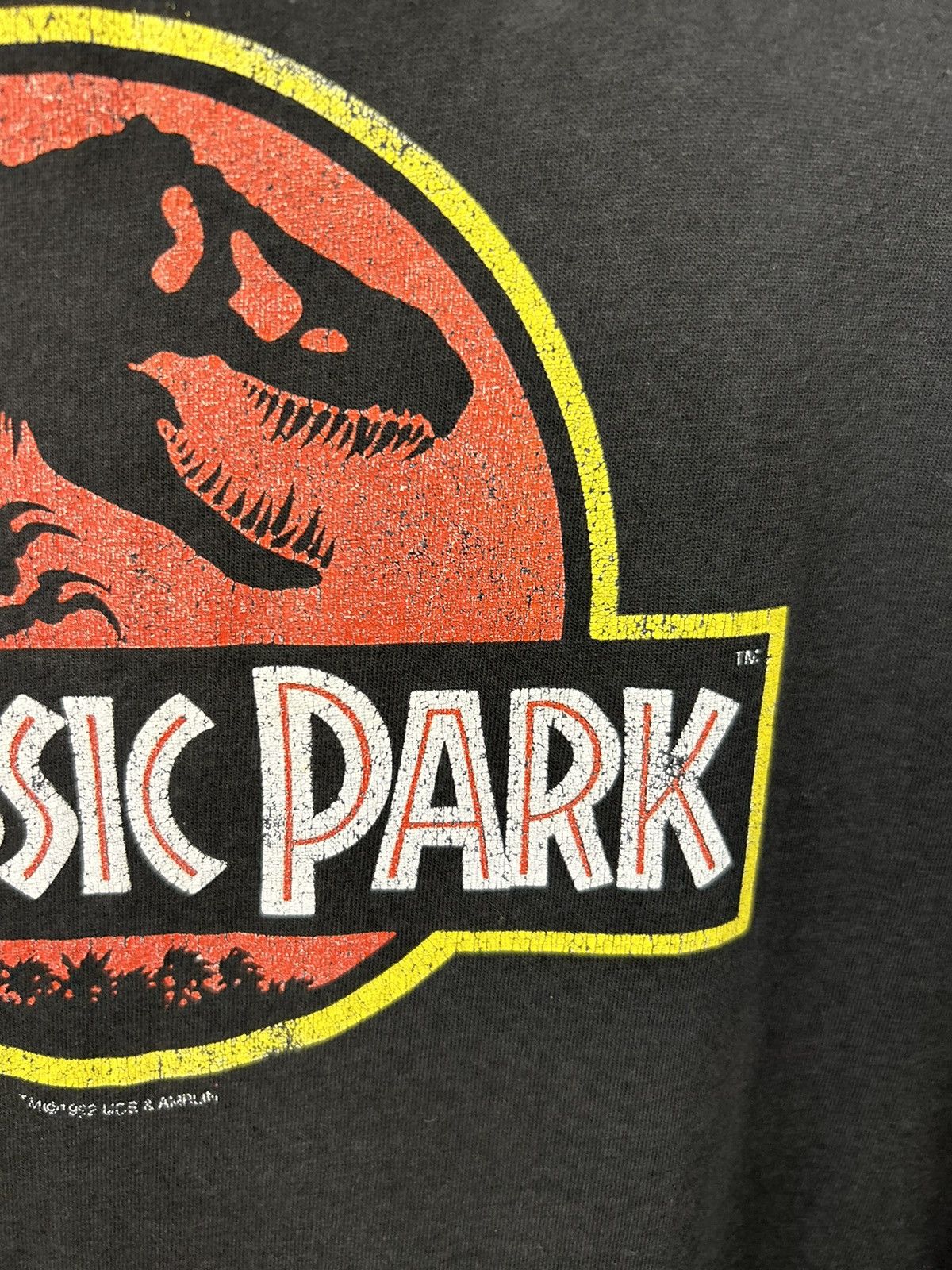 Vintage Vintage 90s Jurassic Park 1992 Movie T shirt Size US XL / EU 56 / 4 - 10 Thumbnail