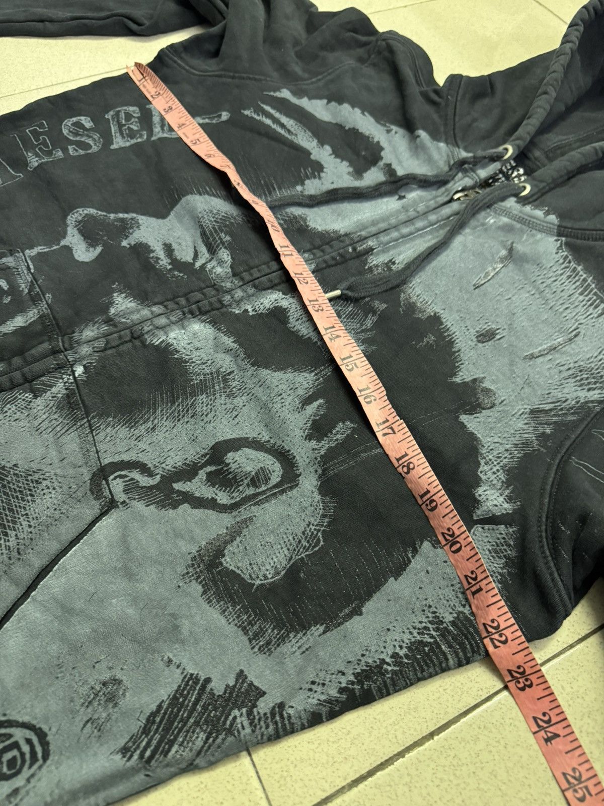 Diesel DIESEL BIG PRINT HOODIE Size US M / EU 48-50 / 2 - 4 Thumbnail