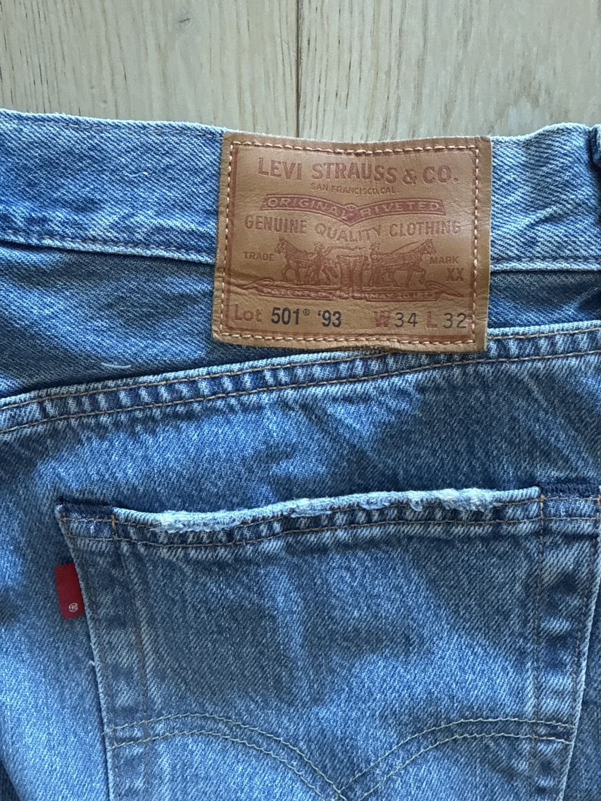 Levi's 501 ‘93 Jeans Size US 34 / EU 50 - 2 Thumbnail