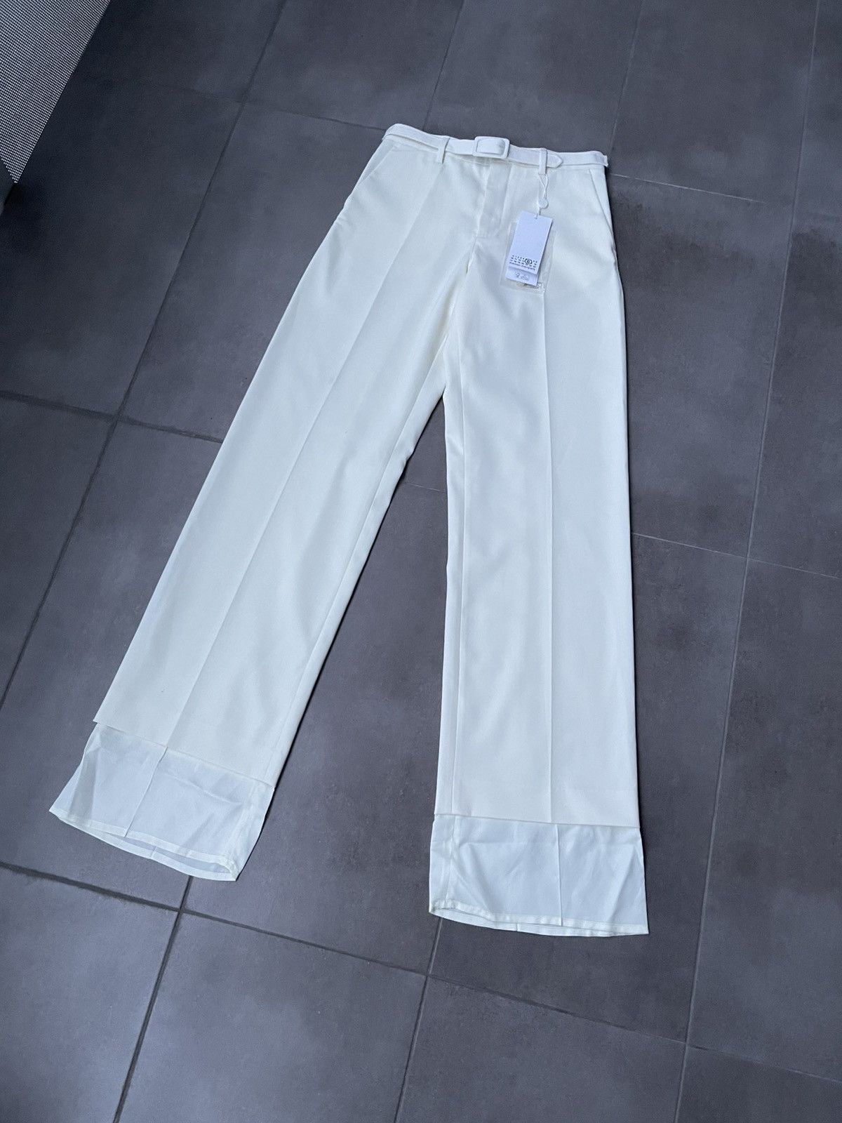 Maison Margiela !DS! SS23 Maison Margiela High Waisted Flared Trousers Size 27" / US 4 / IT 40 - 6 Thumbnail