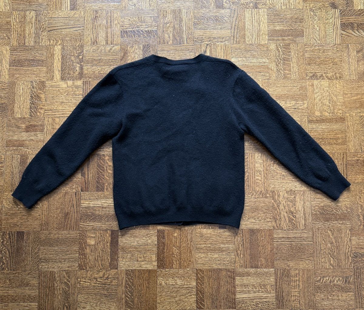 Polo Ralph Lauren Vintage Polo Sport Black Tonal Cardigan Wool Sweater Size M / US 6-8 / IT 42-44 - 7 Thumbnail
