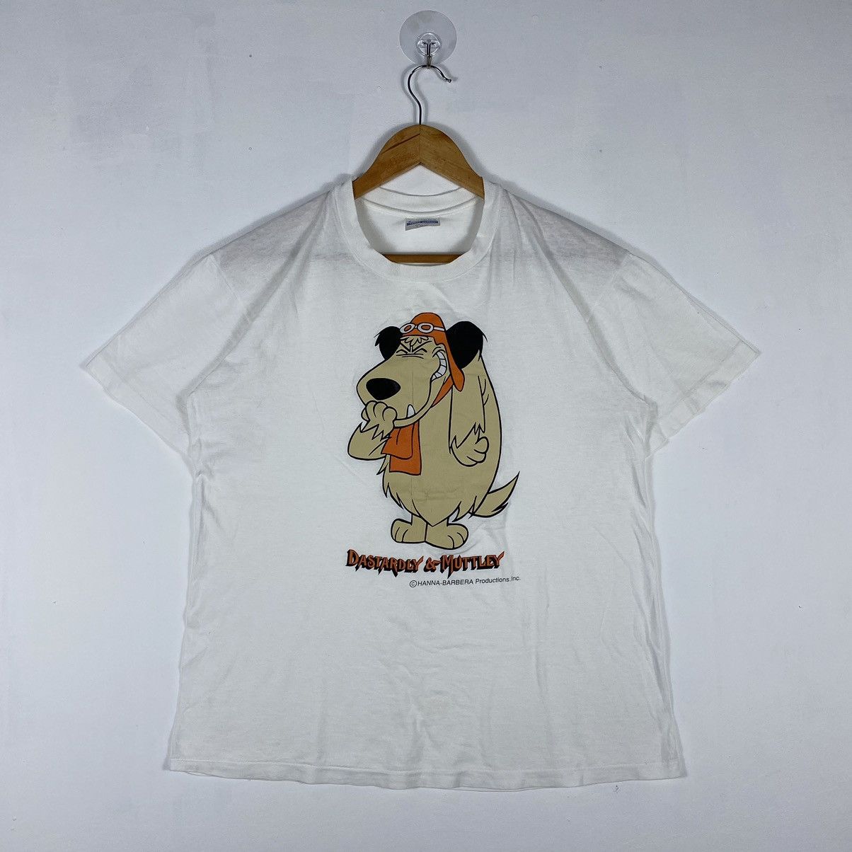 Vintage VINTAGE 90's DASTARDLY & MUTTLEY HANNA BARBERA CARTOON TEE Size US L / EU 52-54 / 3 - 2 Thumbnail